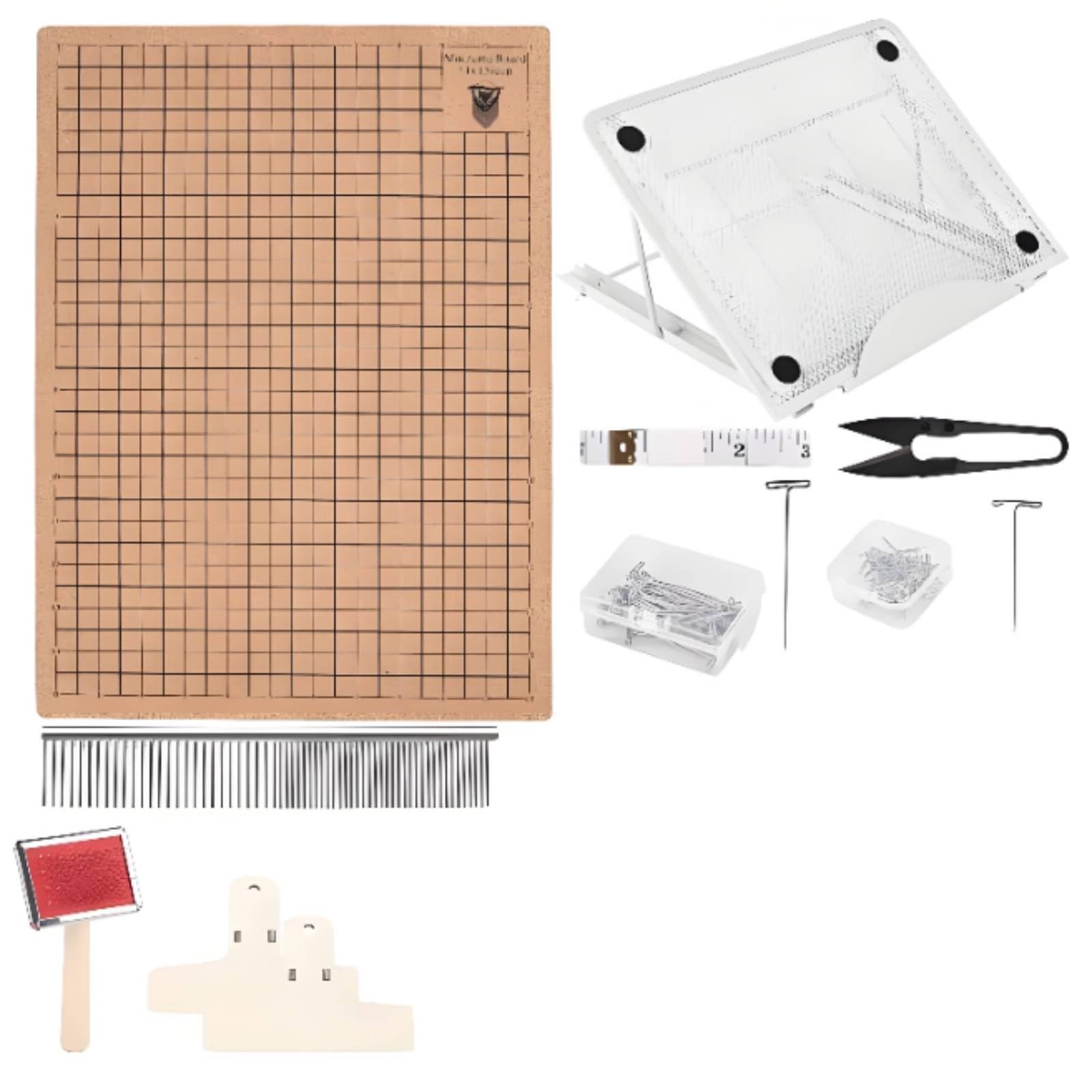 108 Pieces Lace Weaving Board Double-Sided Bracelet Making Board Complete Set Braiding Mat for Beginners, DIY, Set-image-32