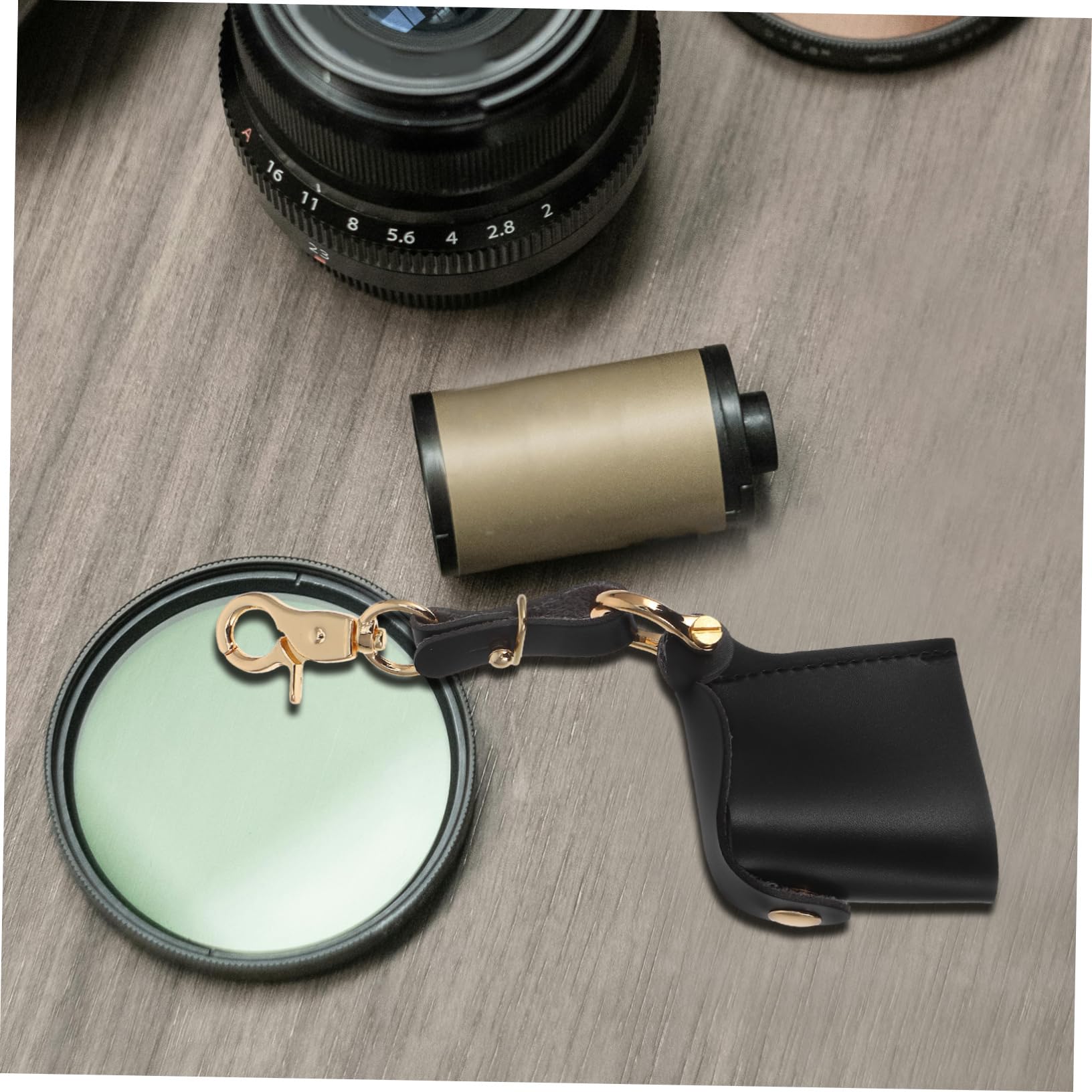 Holibanna Custodia Portatile per Rullini Fotografici PU con Portachiavi Organizzatore per per Uso e Fotografia All