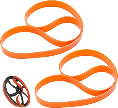 Urethane 12 inch x 7/8 inch x .095 inch Band Saw Tires Replacement for 12" Craftsman, Jet Grizzly, Powermatic Band Saws 2/Pack
