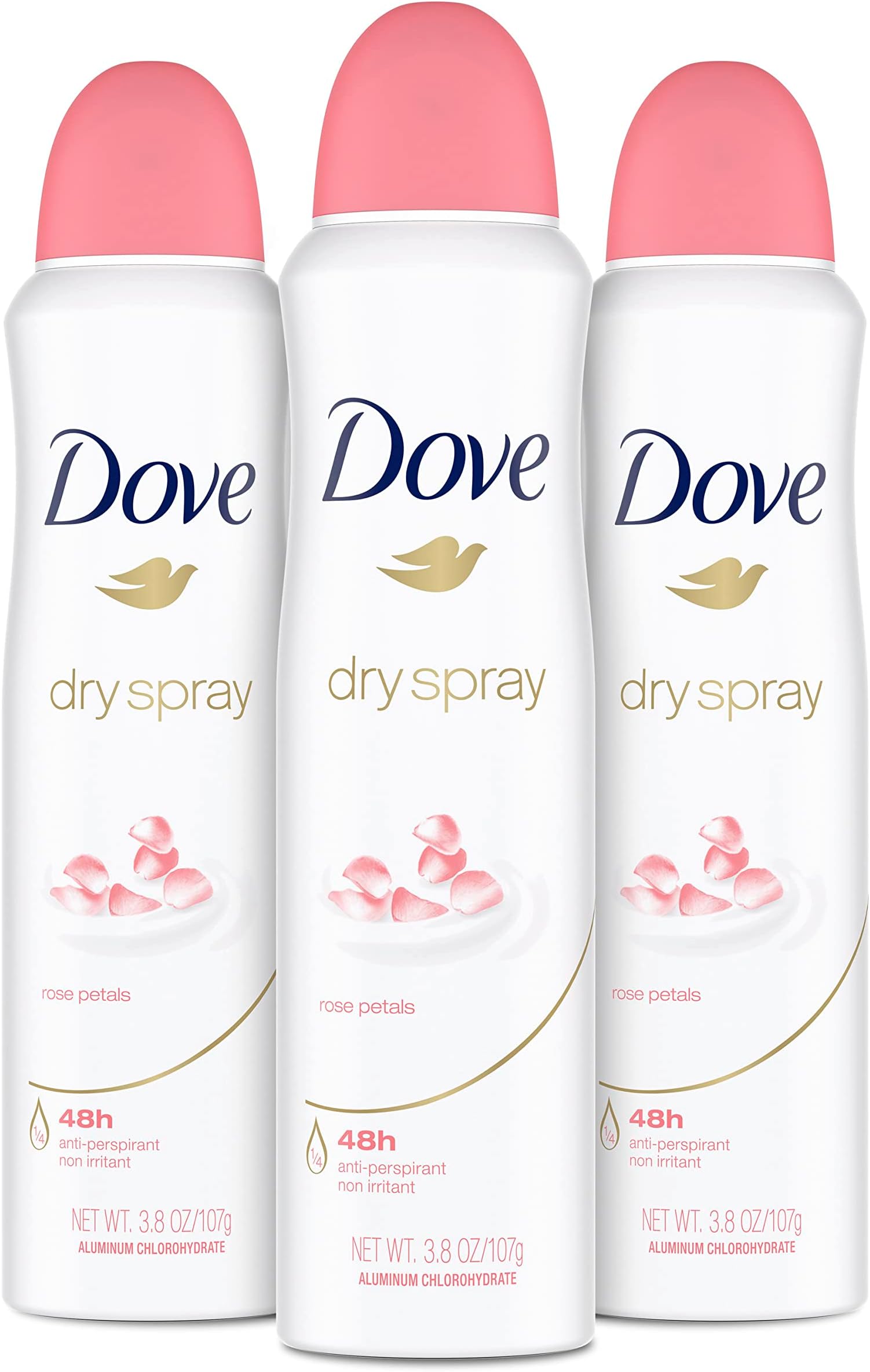 Dove Antiperspirant Deodorant Rose Petals 3.8 oz 3 Count - Amazon Vine