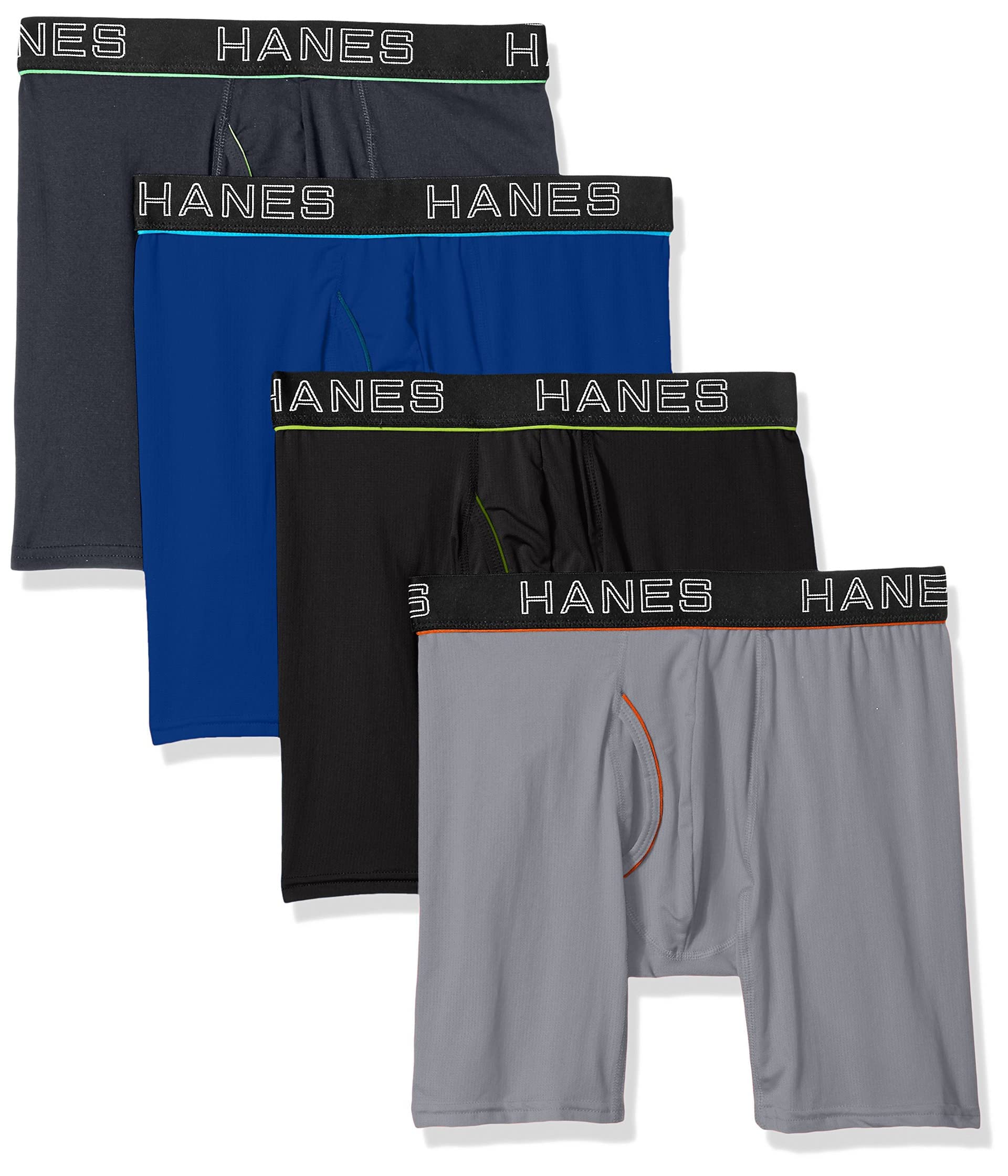 Hanes Men's Ultimate Comfort Flex Fit Ultra-Lightweight Breathable Mesh  Boxer Briefs, 4-Pack Assorted Colors M