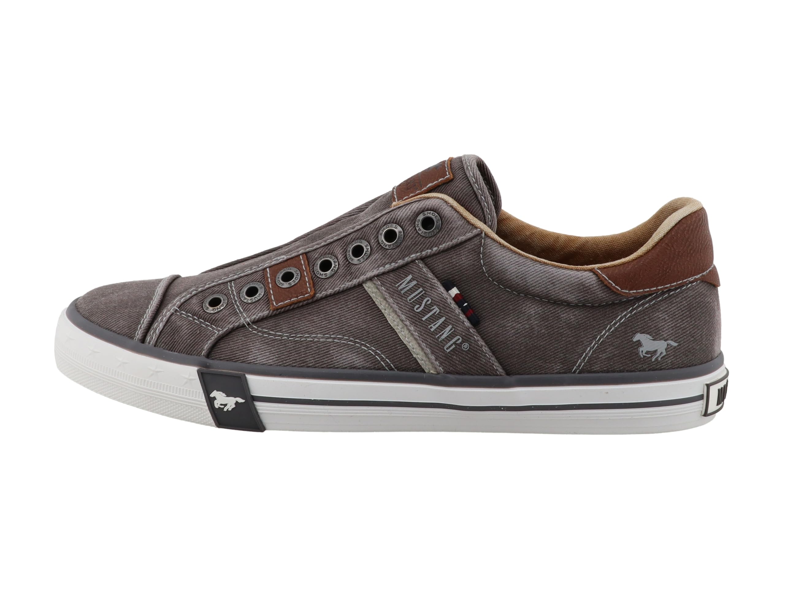 MUSTANG Herren Canvas Sneaker Coal EU 48 Coal EU 48
