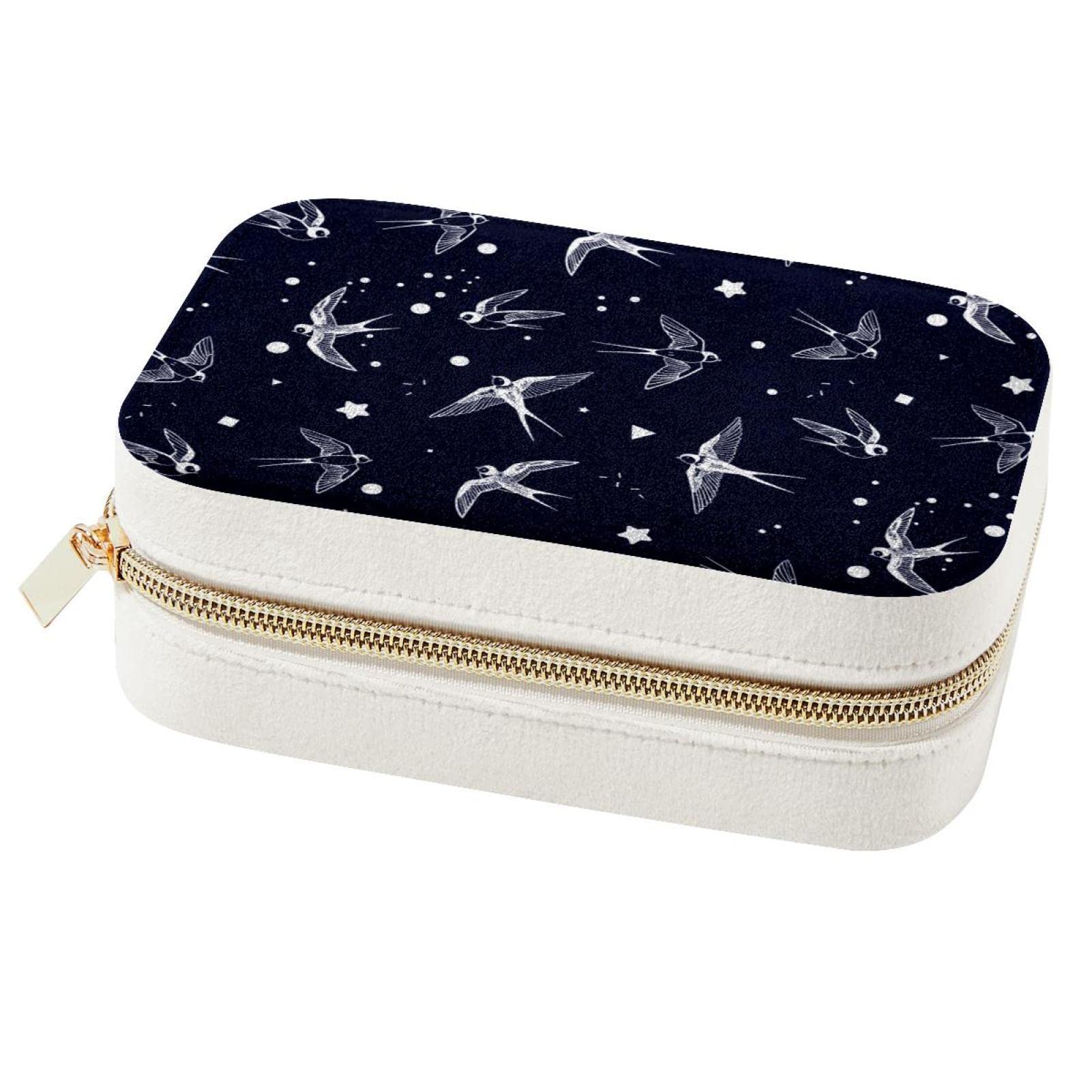Boîte à bijoux portable Hirondelle Star pour voyage