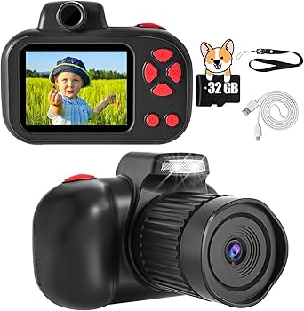 Amazon.co.jp: CIMELR キッズカメラ 子供用 トイカメラ 4800万