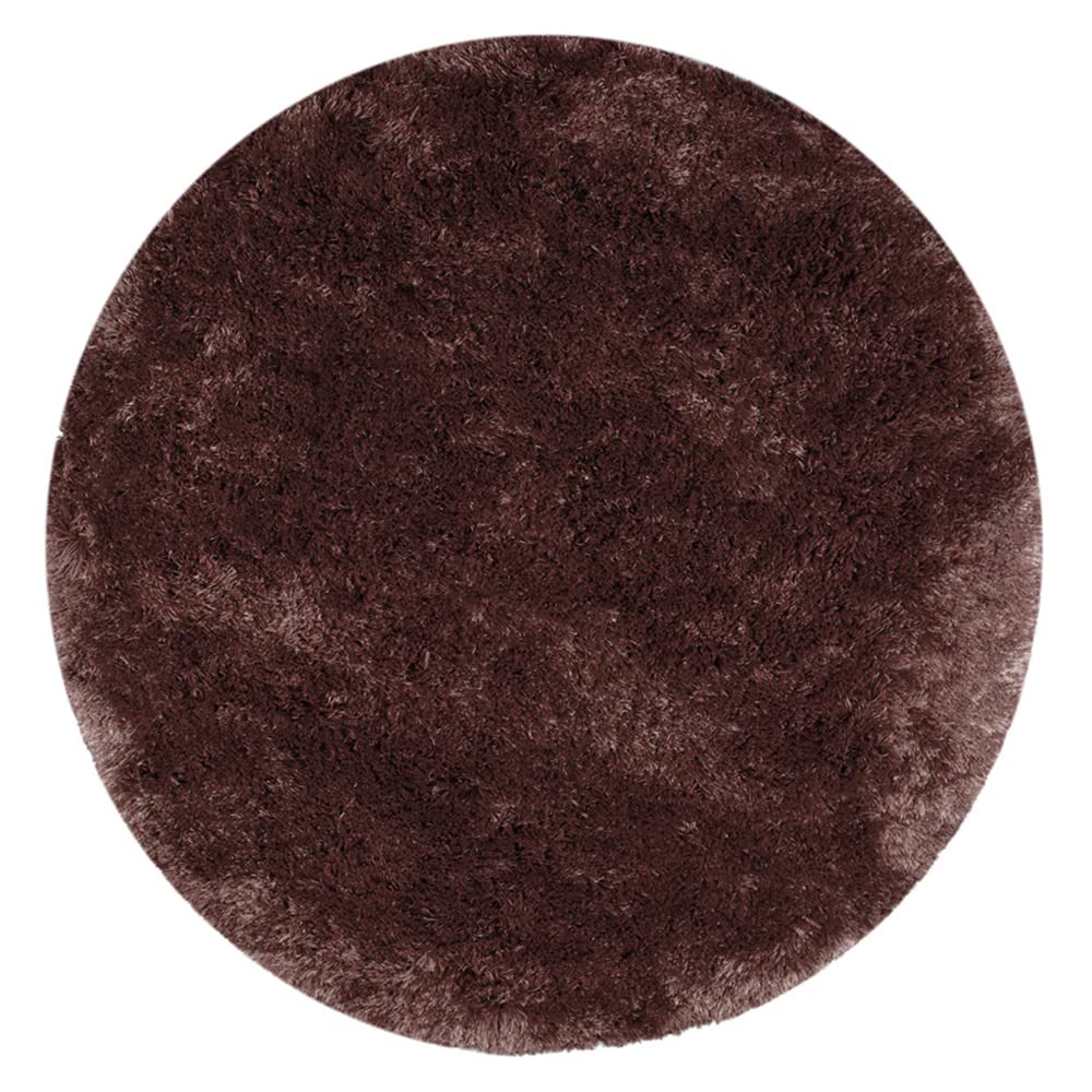Tapis rond Monaco lavande 120 cm pour réchauffer un sol carrelé froid