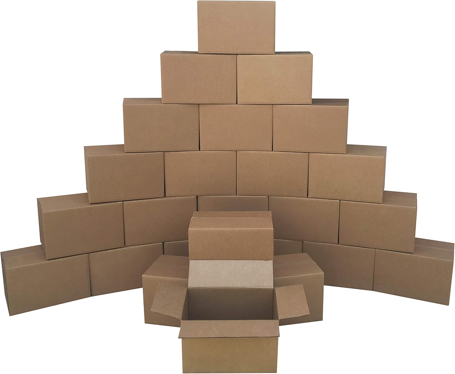 Corrugated Mail And Shipping Packaging Boxes - 25 Pack (12 x 10 x 8 inch / 25 pack), Corrugated Cardboard Box For Shipping, Storage, Mailing, Packaging & Storage