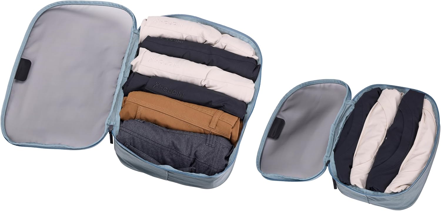 Thule Packing Cube Set, Includes Medium & Small Cubes, Transparent Fabric, Organize Clothing, Easy to Pack