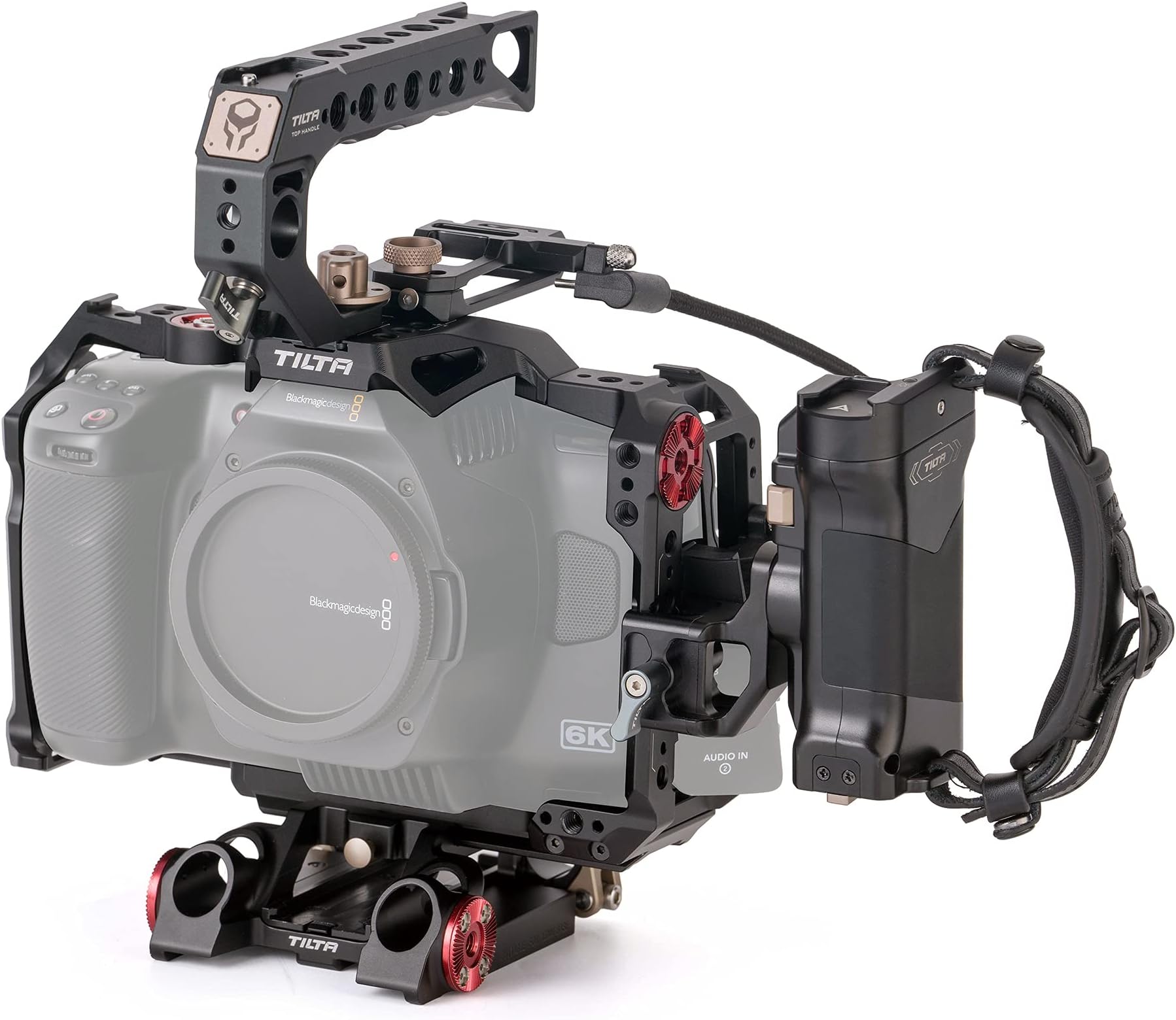 Tilta(Black) TA-T11-A-B Camera Cage Advanced Kit For BMPCC 6K Pro Blackmagic Pocket Cinema Camera 6K Pro ing Rig