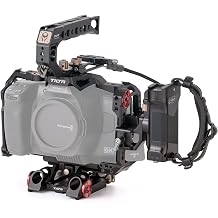 Black TILTA TA-T11-A-B Camera Cage Advanced Kit For BMPCC 6K Pro Blackmagic Pocket Cinema Camera 6K Pro Tiltaing Rig