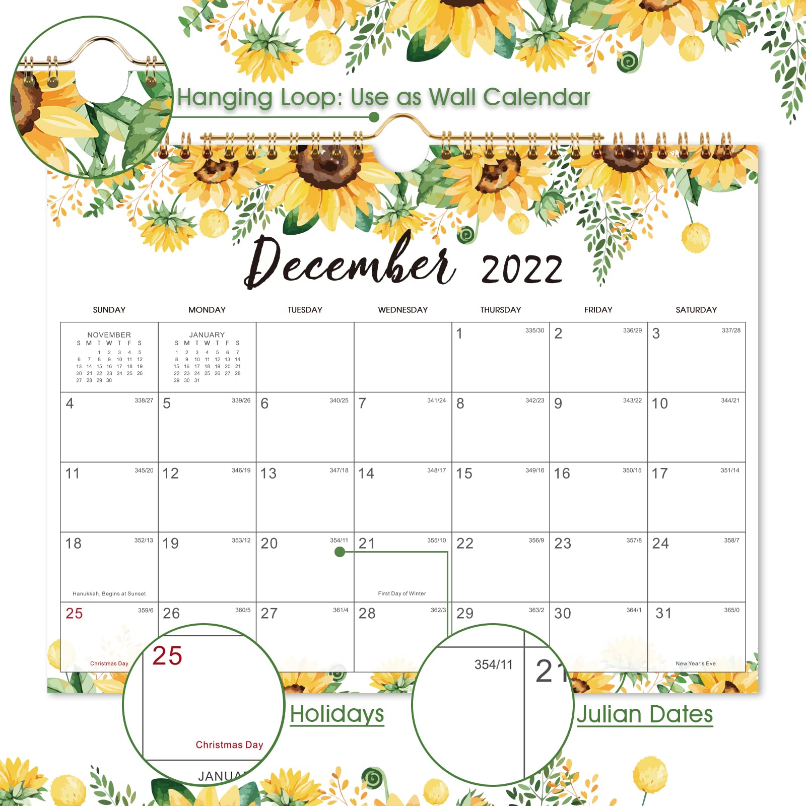 20222023 Calendar July 2022 December 2023 Wall Calendar 20222023