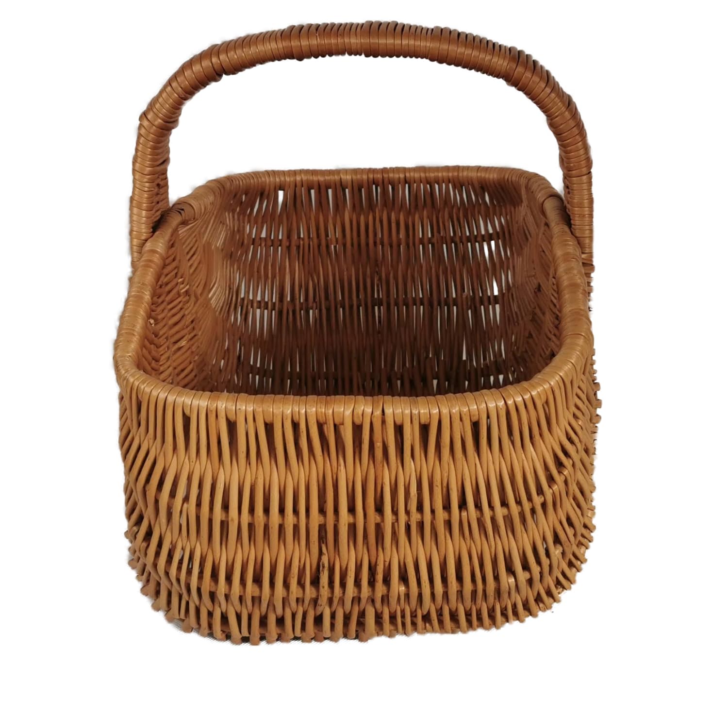 Einkaufskorb aus Weide Braun 50x32x37 cm - Image 4