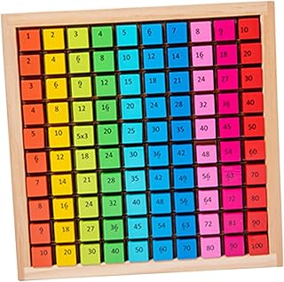 JEWEDECO Brinquedo Matematico Jogos De Aprendizagem Jogos De Multiplicação Quebra-Cabeça 1 Conjunto Matematico Brinquedo De Multiplicação