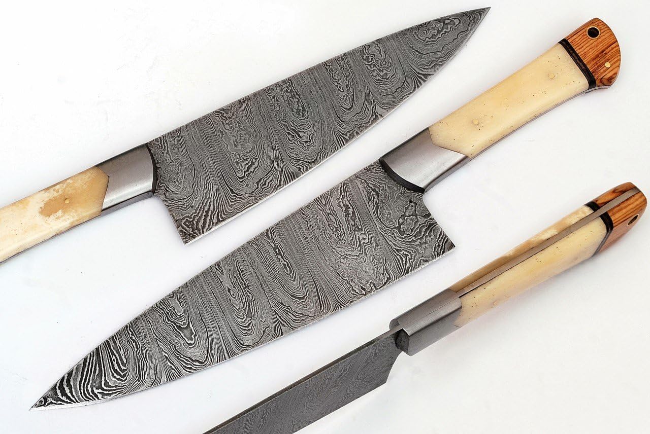Damascus steel custom made eye catching kitchen/chef knife DR-1003