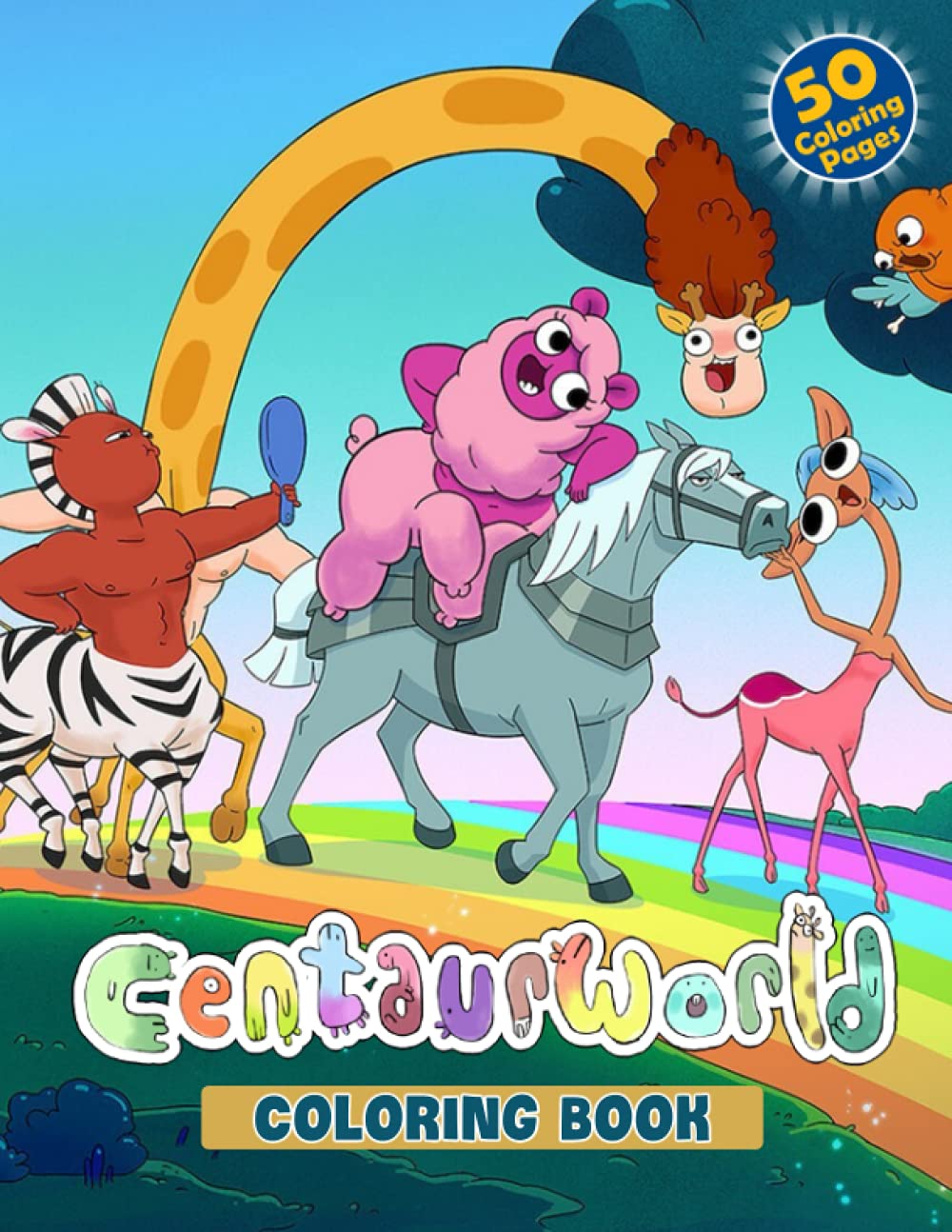 Centaurworld Coloring Book: Great Coloring Book For Fans With Plenty Of