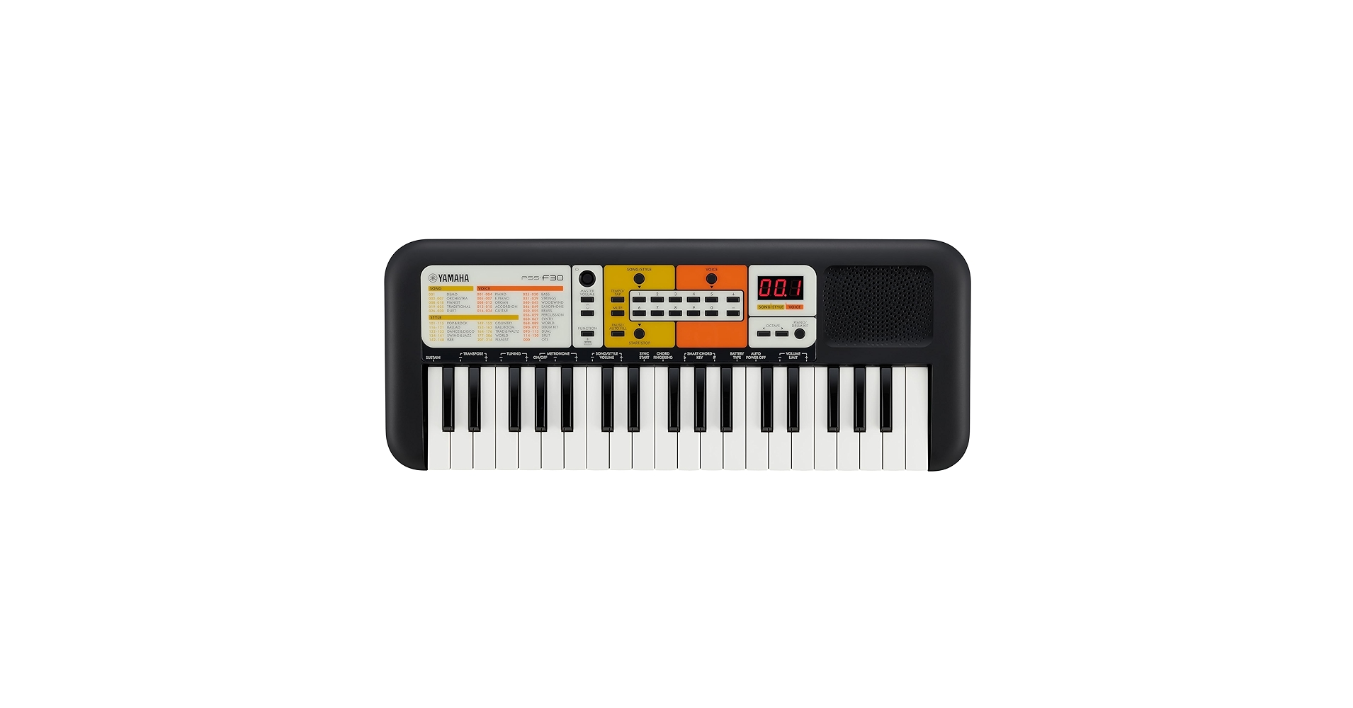 Yamaha PSS-F30 ホワイト PSS-F30 | Yamaha Corporation.