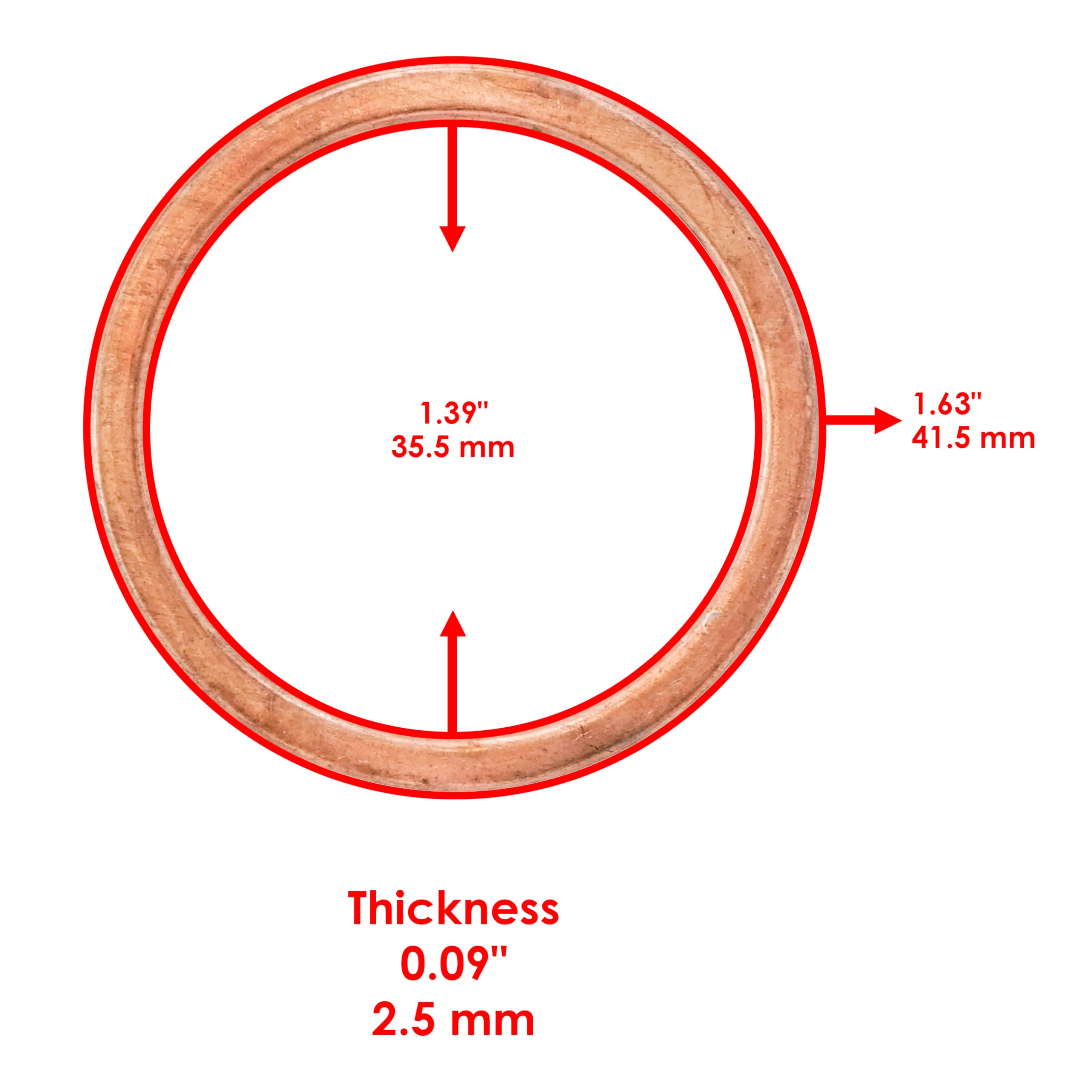 Amazon.com: Caltric Muffler Pipe Holder Gasket Compatible