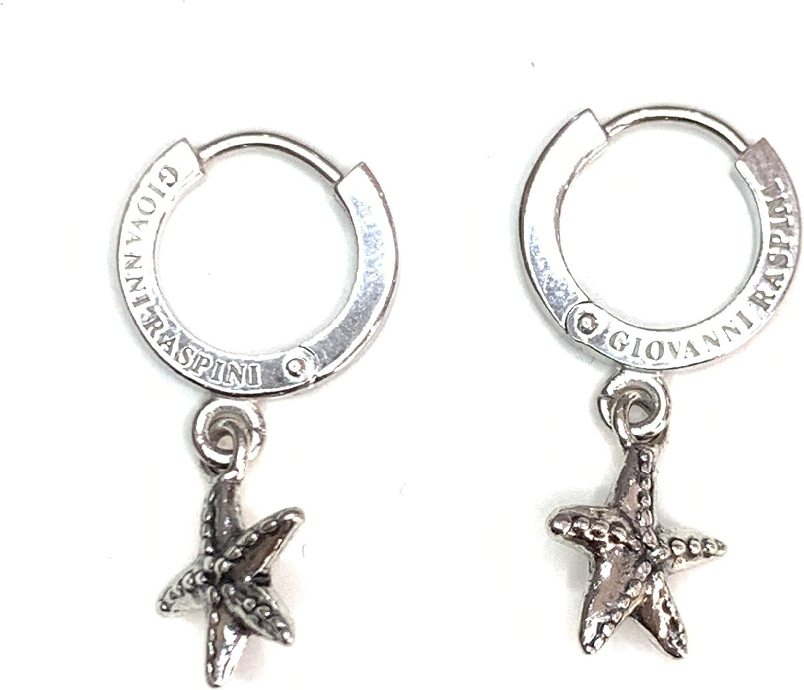 Giovanni Raspiniorecchini argento Huggie stella marina 10705