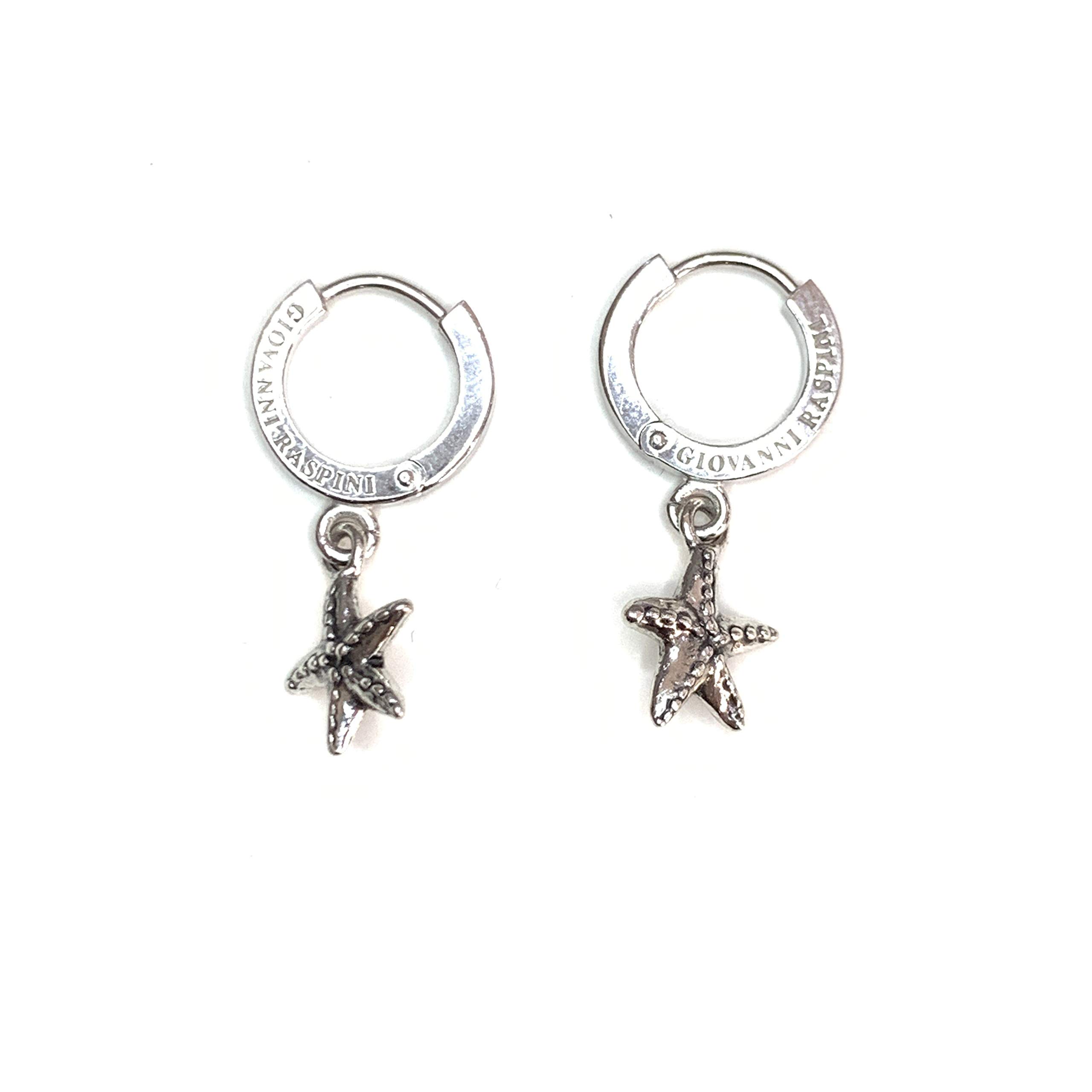Giovanni Raspiniorecchini argento Huggie stella marina 10705 - Default Title