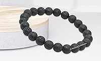 Vista 108 de Amazing Gemstone Pulsera de cristal para mujeres y hombres, pulsera de cristal curativo de protección, pulsera elástica con cuentas de piedras