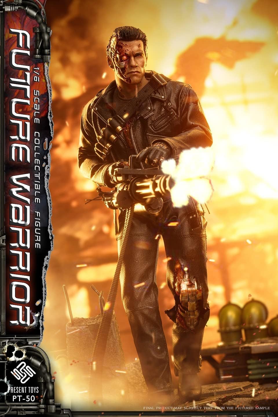 Amazon.co.jp: PRESENT TOYS 1/6 Future Warrior T800 PT-sp50 Movie 
