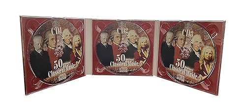 Miniatura 3 de 3CD 50 Pieces Classical Music, Musica Classica, Beethoven, Vivaldi, Mozart, Nocturnes, Piano Sonata, Symphony, Il Barbiere Di Siviglia, Four Season