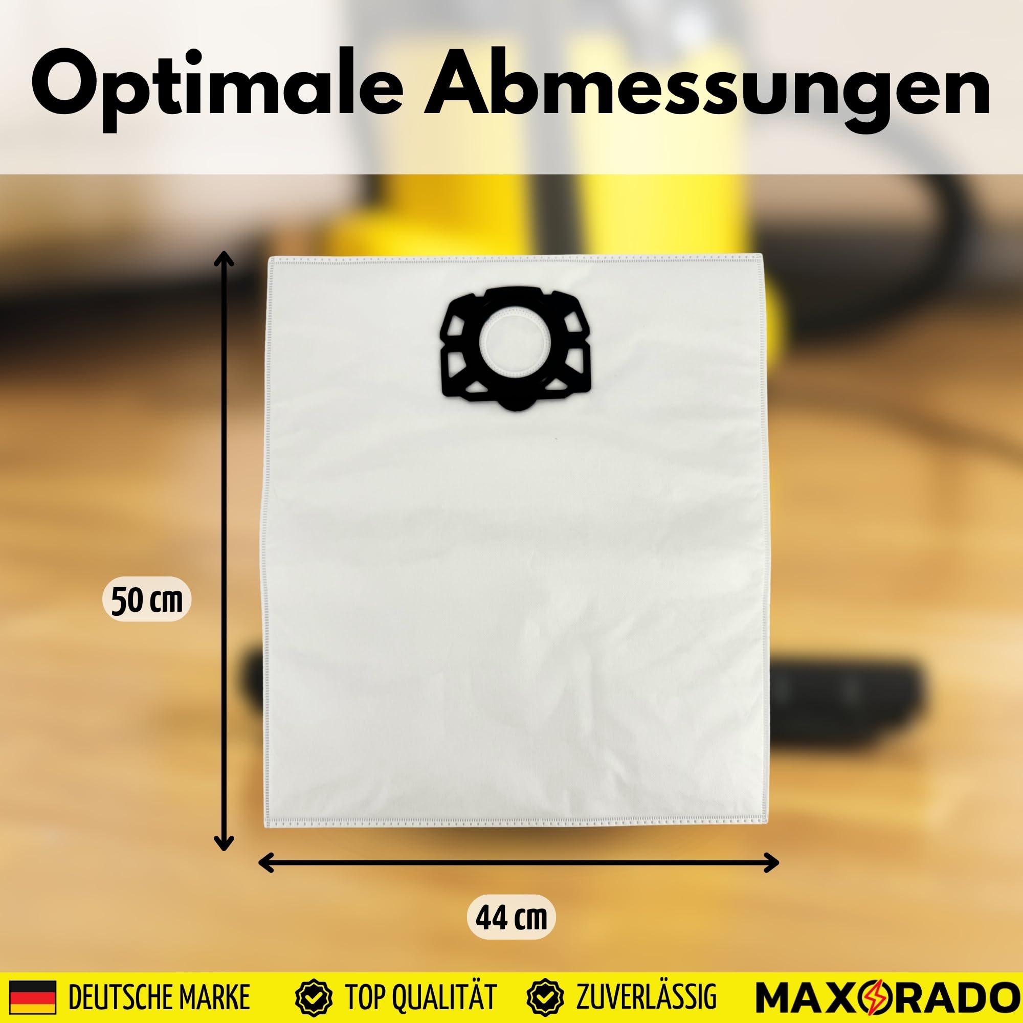 Lot de 20 sacs d'aspirateur + 2 filtres pour Kärcher KFI 487 MV4 MV5 MV6 WD4 WD5 WD6 KWD6 KWD5 KNT4 2.863-006.0