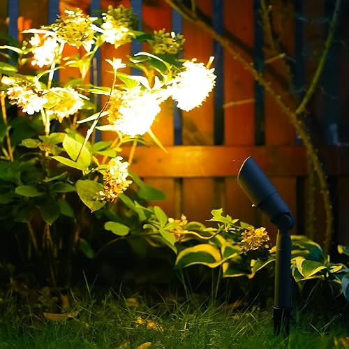 Miniatura 4 de Paquete de 4 focos de bajo voltaje e reflector de 12 V resistentes a la intemperie para paisajes al aire libre, focos halógenos de 20 W, 3000 K, luz