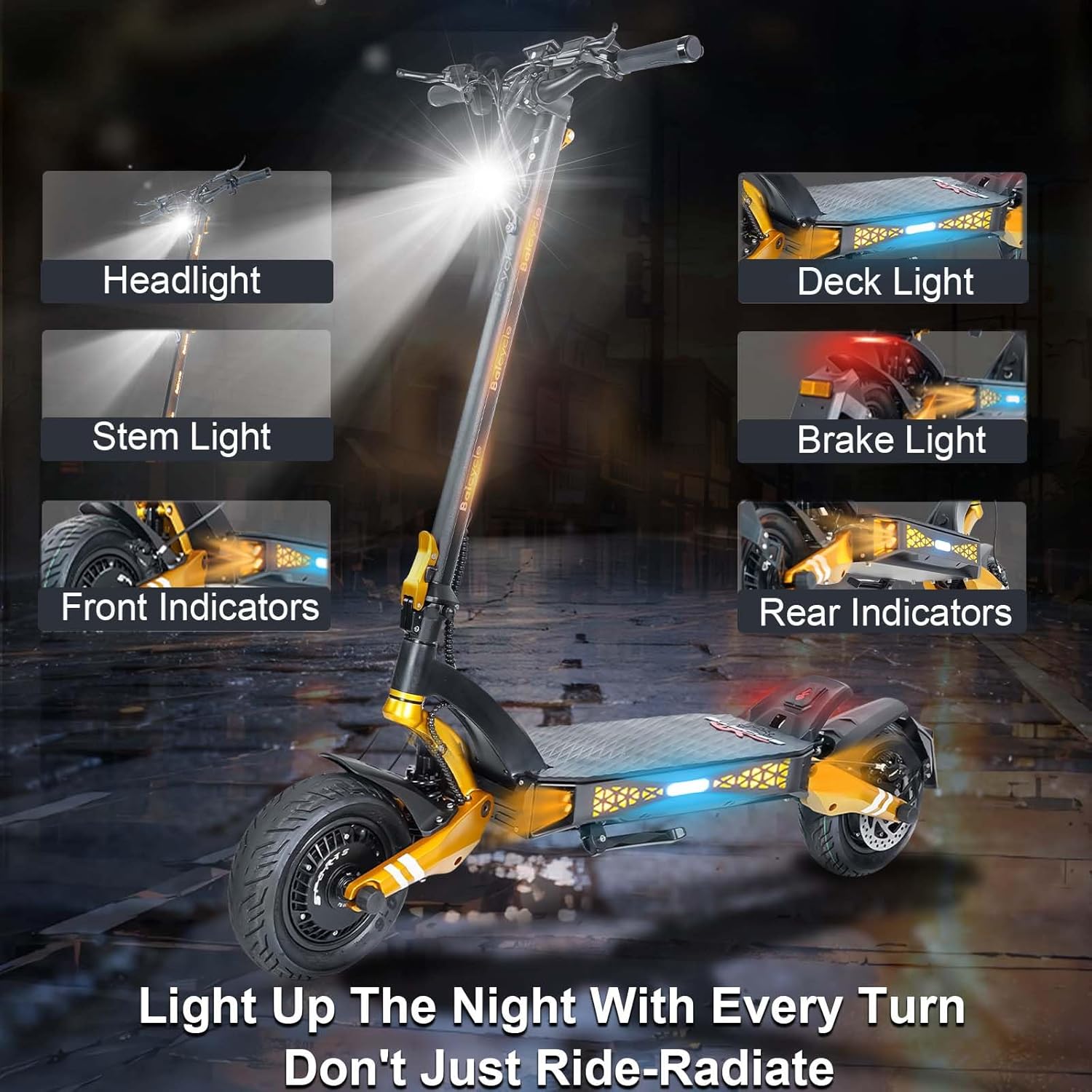 Fast Electric Scooter with 6000W Dual Motor, 50V 23Ah Battery Long Range E Scooter, Max Speed 45MPH & Foldable Design,10" Off-Road Tires,45° Max Climbing Slope, UL Certified