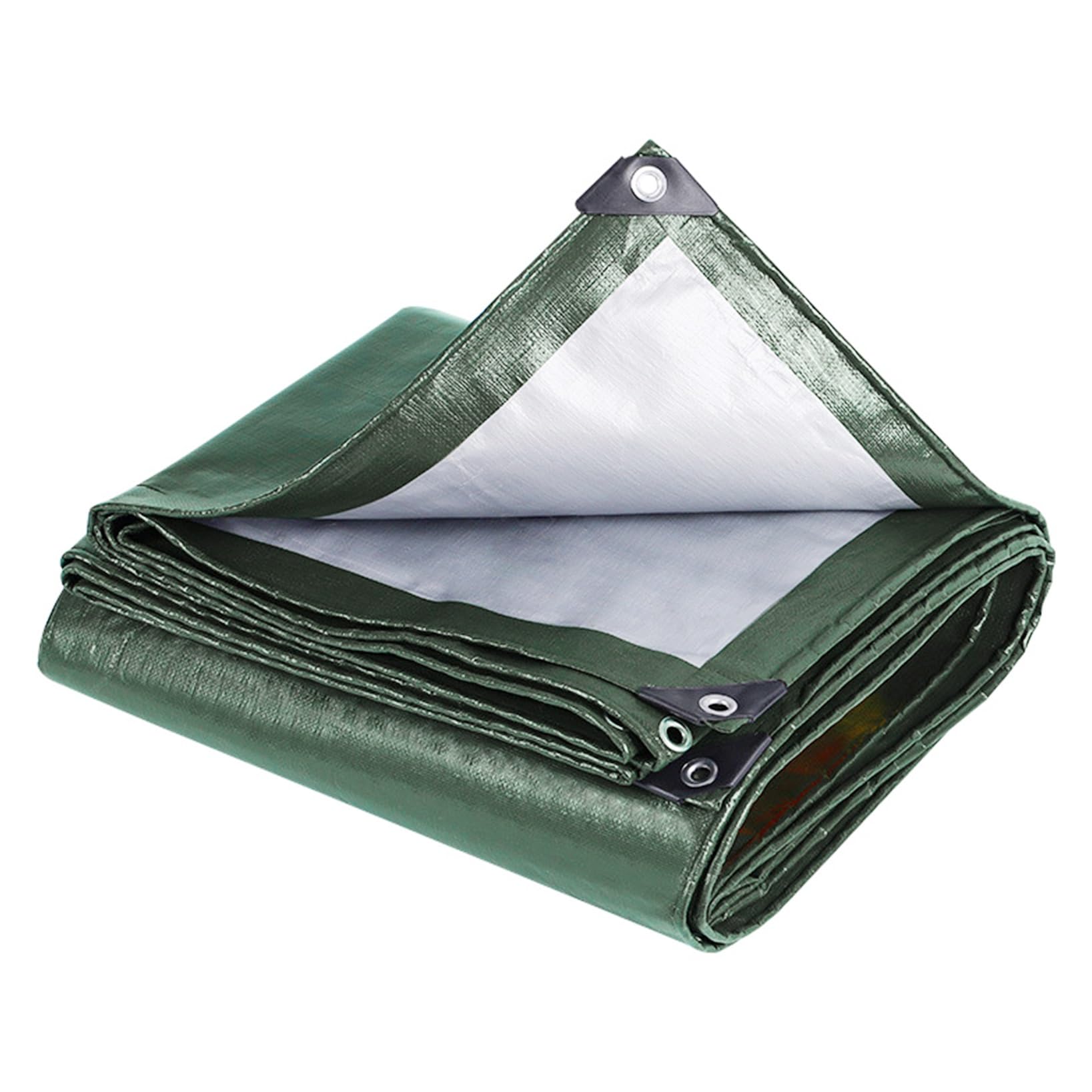 GLDYTVF Premium Waterproof Outdoor Cover 80x440 cmHeavyDuty Furniture Garden Pool Car Protection with GrommetsDurable Gray & Green Waterproofing Solution