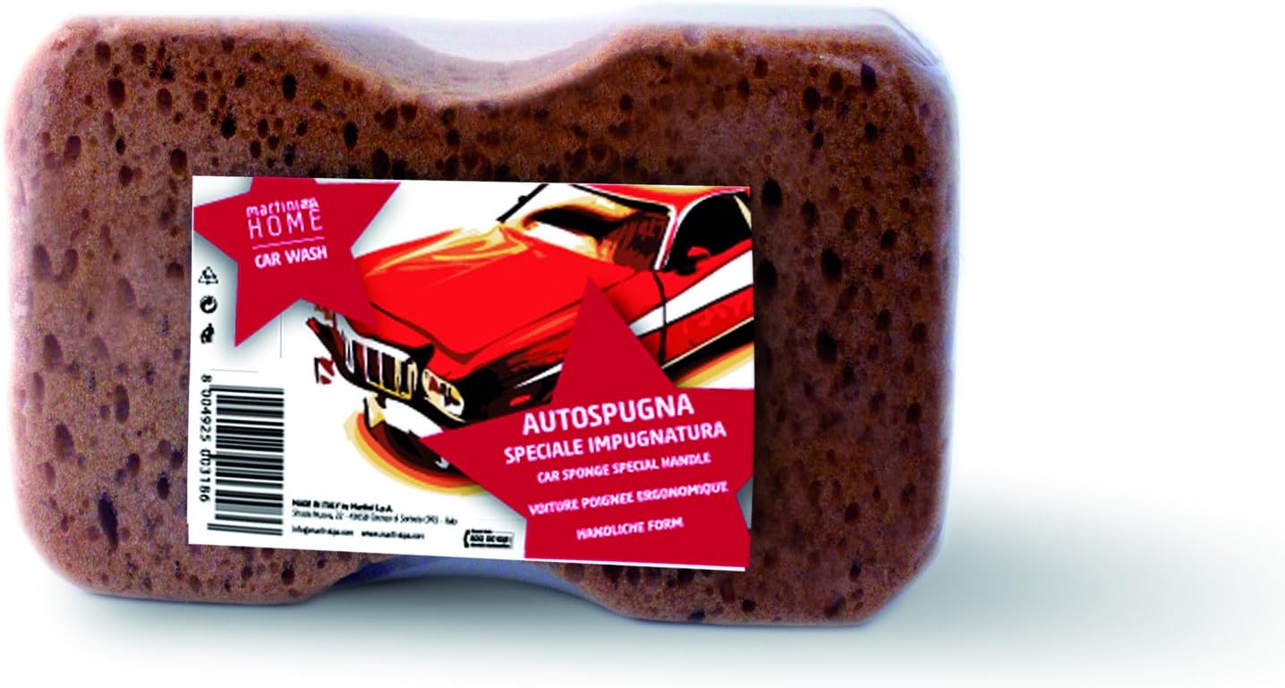 MartiniSPA Spugna Per Lavaggio Auto - Con Impugnatura Ergonomica, Morbida E Assorbente - Foto 3