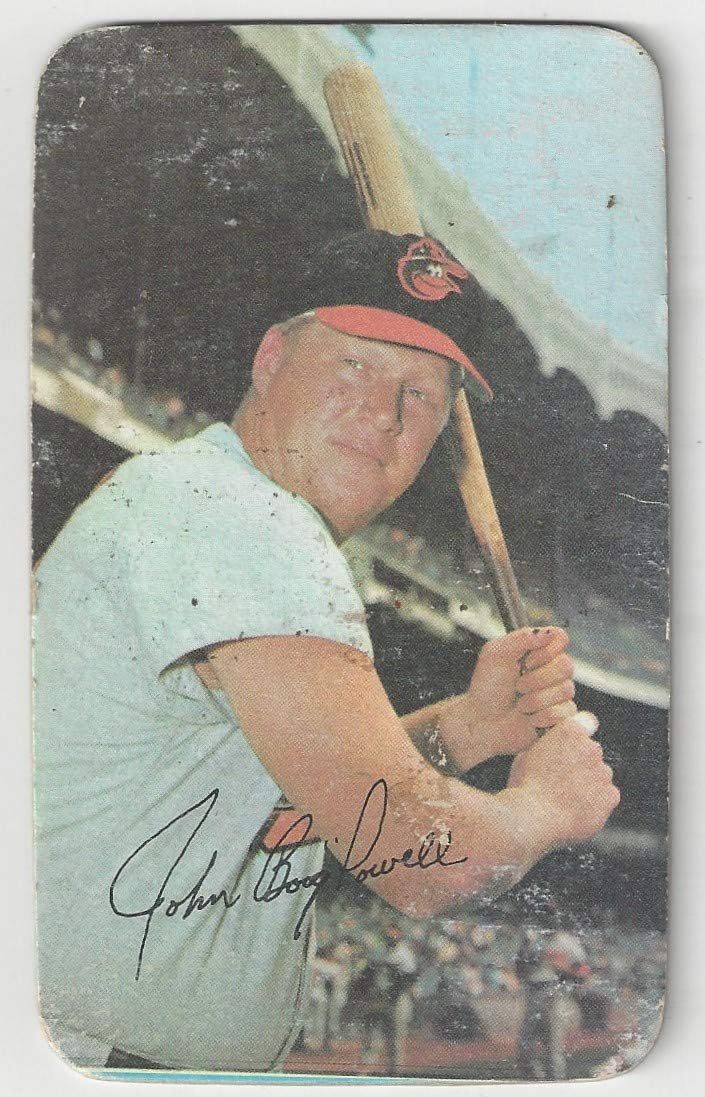 John Boog Powell Super Series Oversized Collectible Baseball Card - 1971 Topps Super Series Baseball Card #5 (Baltimore Orioles) Free Shipping