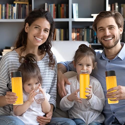 Miniatura 5 de 16 botellas sensoriales vacías con tapas, 10 onzas, de plástico transparente, reutilizables, a prueba de fugas, decorativas, para manualidades,