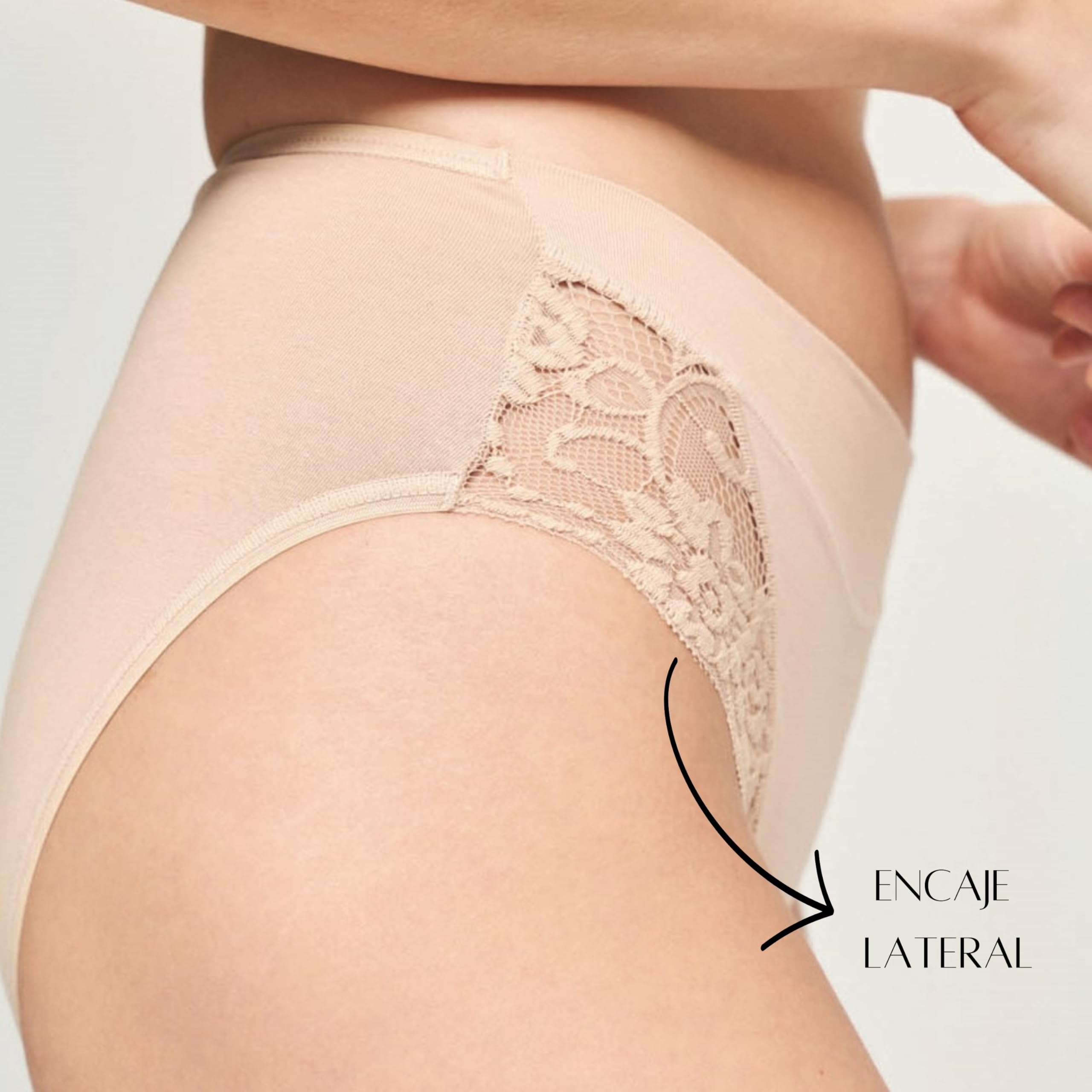DON ALGODON | Pack 6 Bragas Mujer Tacto Extrasuave