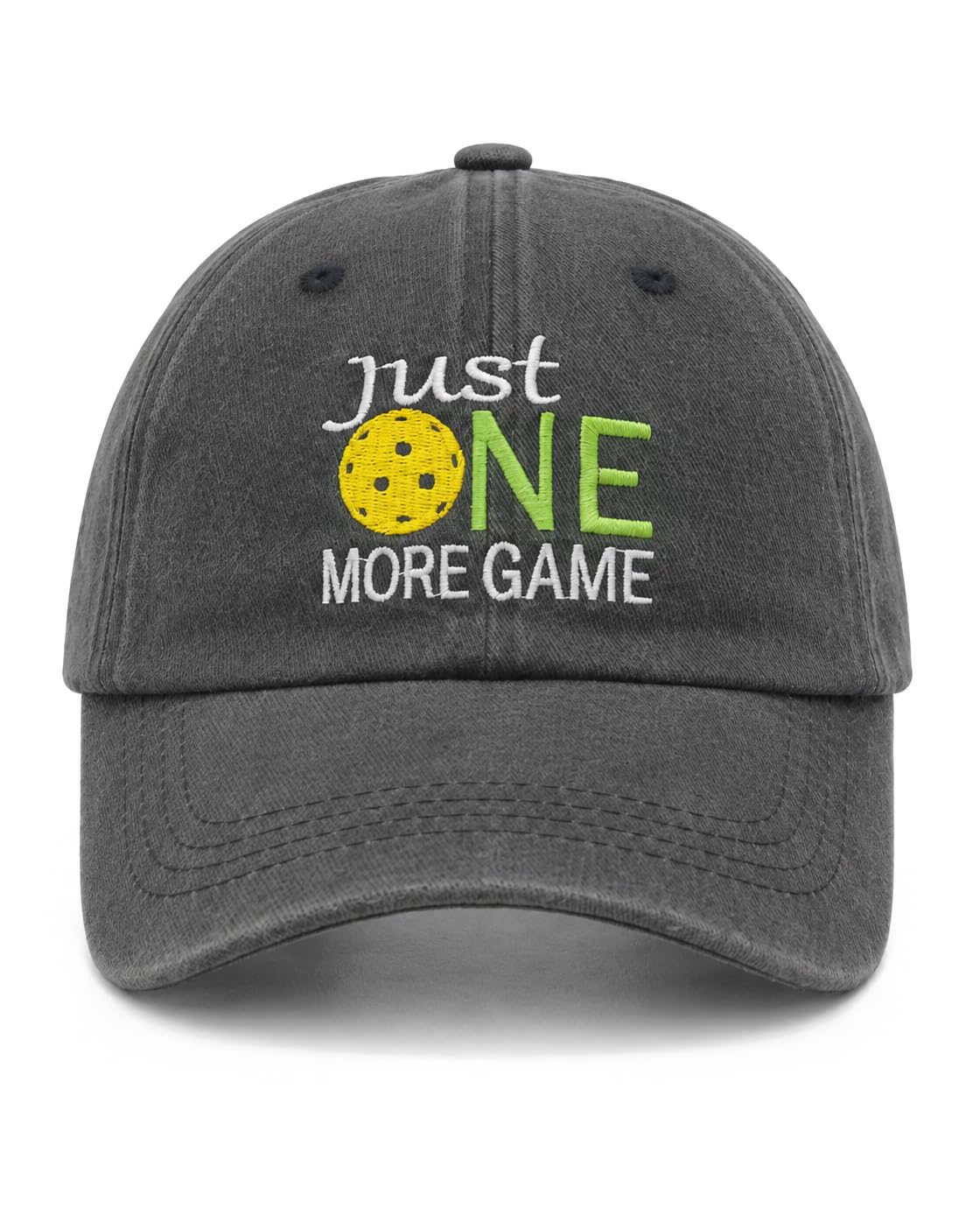 Waldeal Pickleball Hat,Adjustable Embroidered Washed Baseball Cap for Men Women