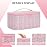 OCHEAL Makeup Bag for Women - Travel Cosmetic Organizer with Brush Slot & Divider, Large Capacity Toiletry Bag for Girls, Travel Makeup Case for everyday Make up Accessories -Pink Floral