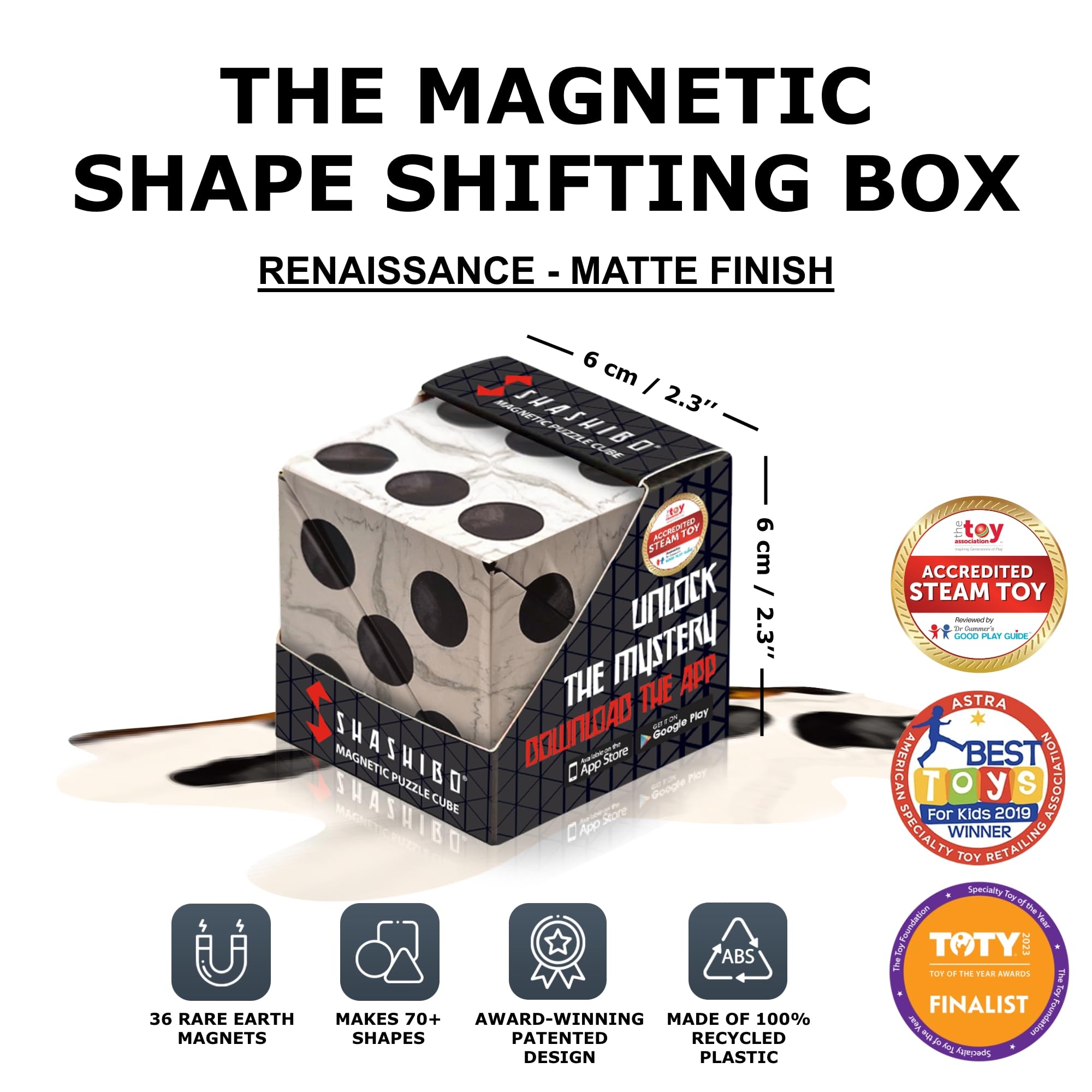 Amazon.com: Shashibo DODECA Magnetic Puzzle Cube, Sensory Fidget