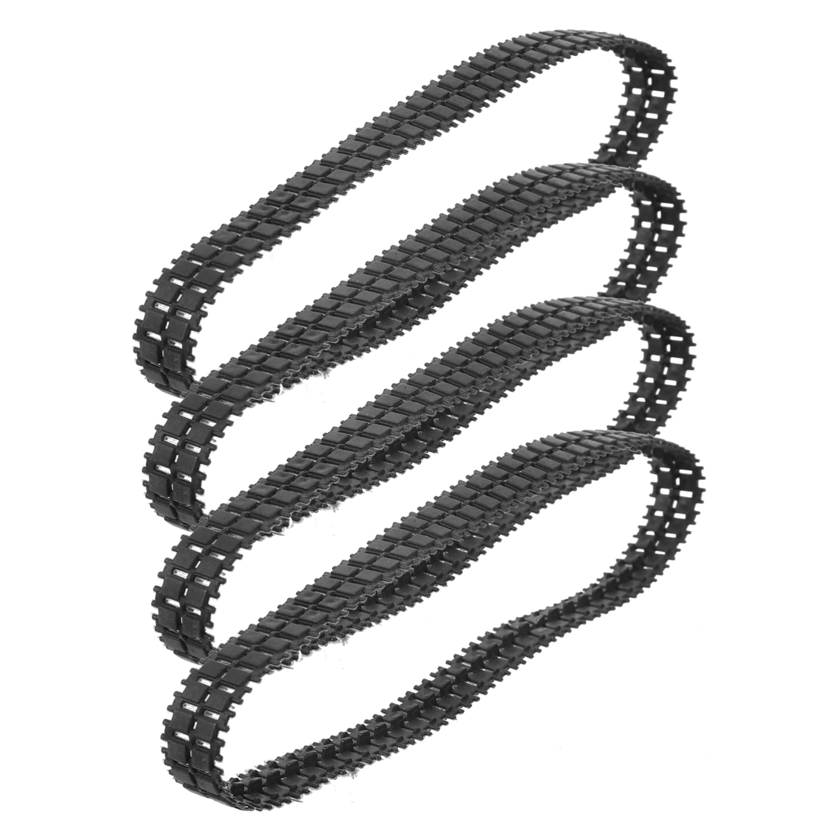 ibasenice DIY Tank Tracks Large Robot Tracks Rubber Tank Tracks Replacement for Hobby Rc Car Tank Model