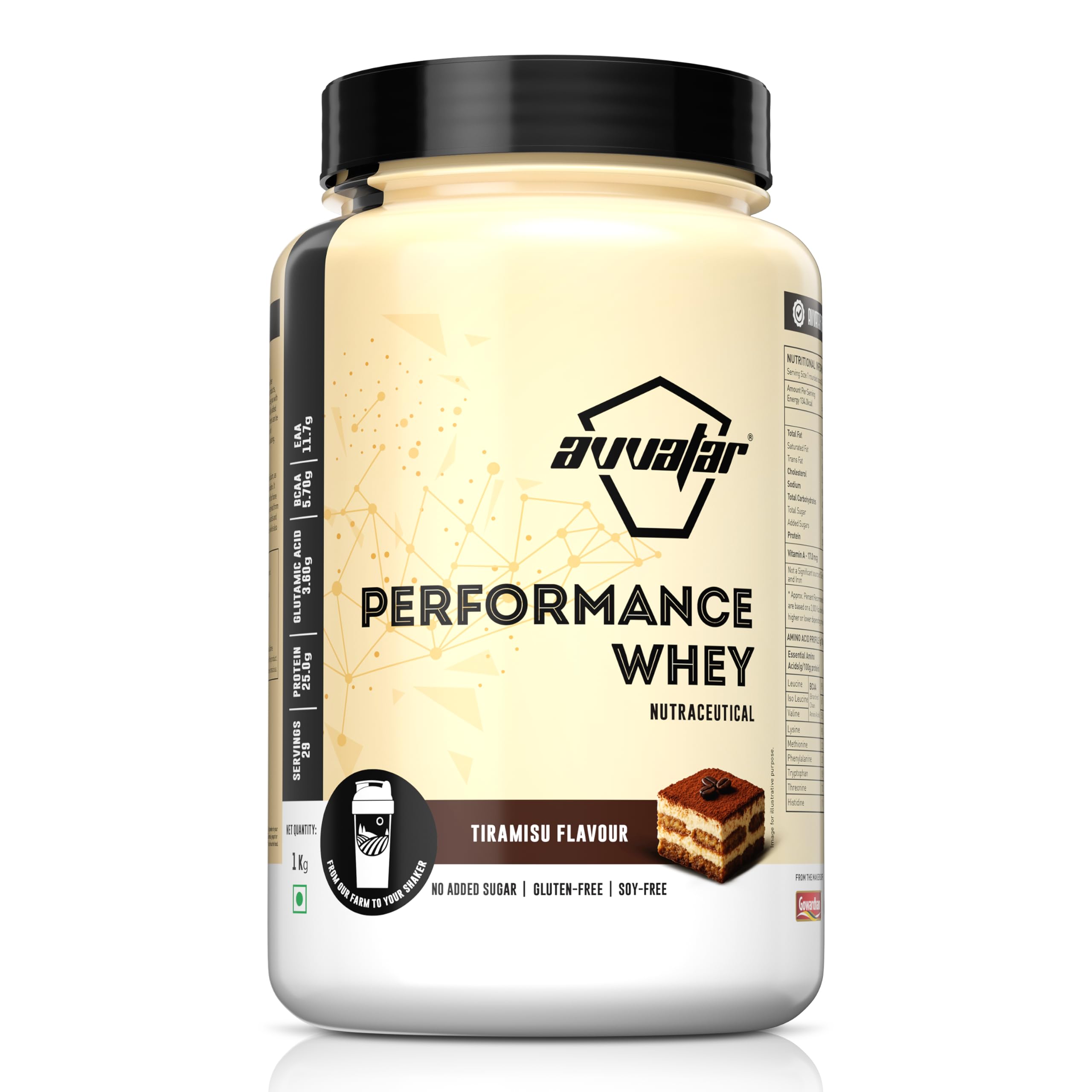 avvatar ALPHA WHEY PROTEIN | 2Kg | Belgian Chocolate Flavour | 25g Protein | 50 Servings — Amazon image 12