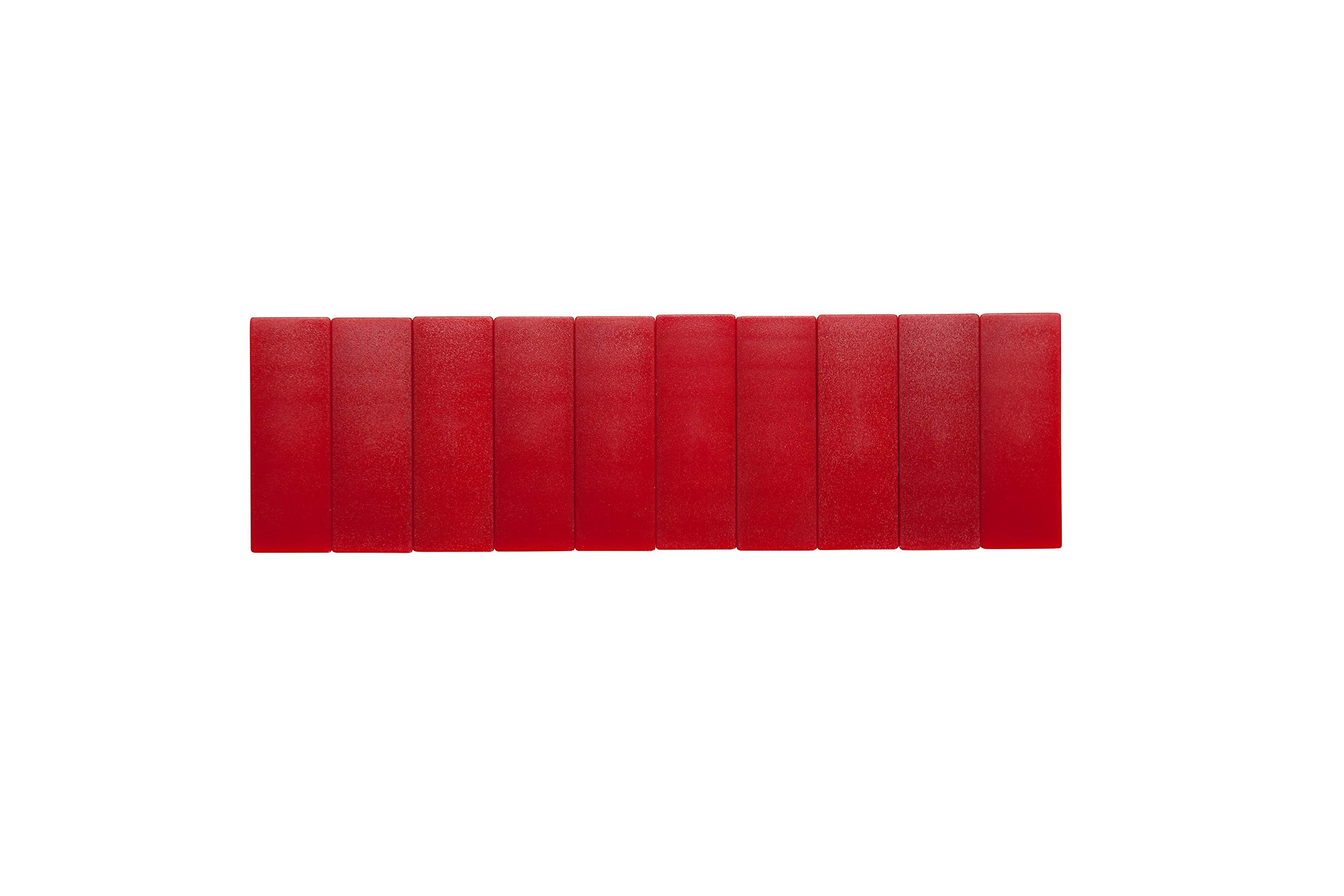 MAUL Magnesy MAULsolid 54 X 19 Mm (10 Sztuk) Mini Magnesy z Tworzywa Sztucznego O Wysokiej Przyczepności Silne Magnesy na Tablicę Suchościeralną i Tablicę Magnetyczną Idealne do Biura, Biura