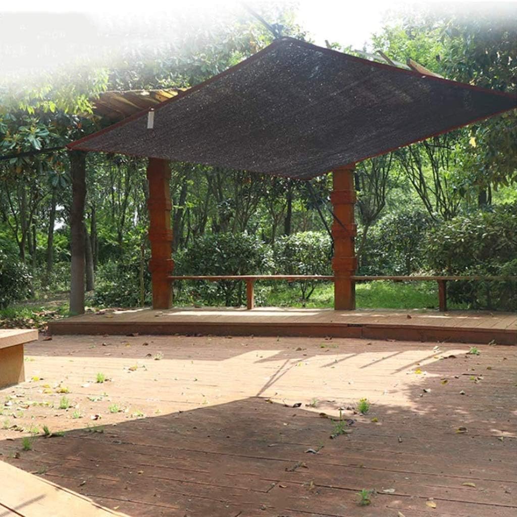 シェードネット温室シェード布暗号化された肥厚エッジシェードセイルのために庭の花カー日 - ブロックメッシュパーゴラ屋根（ブラック）複