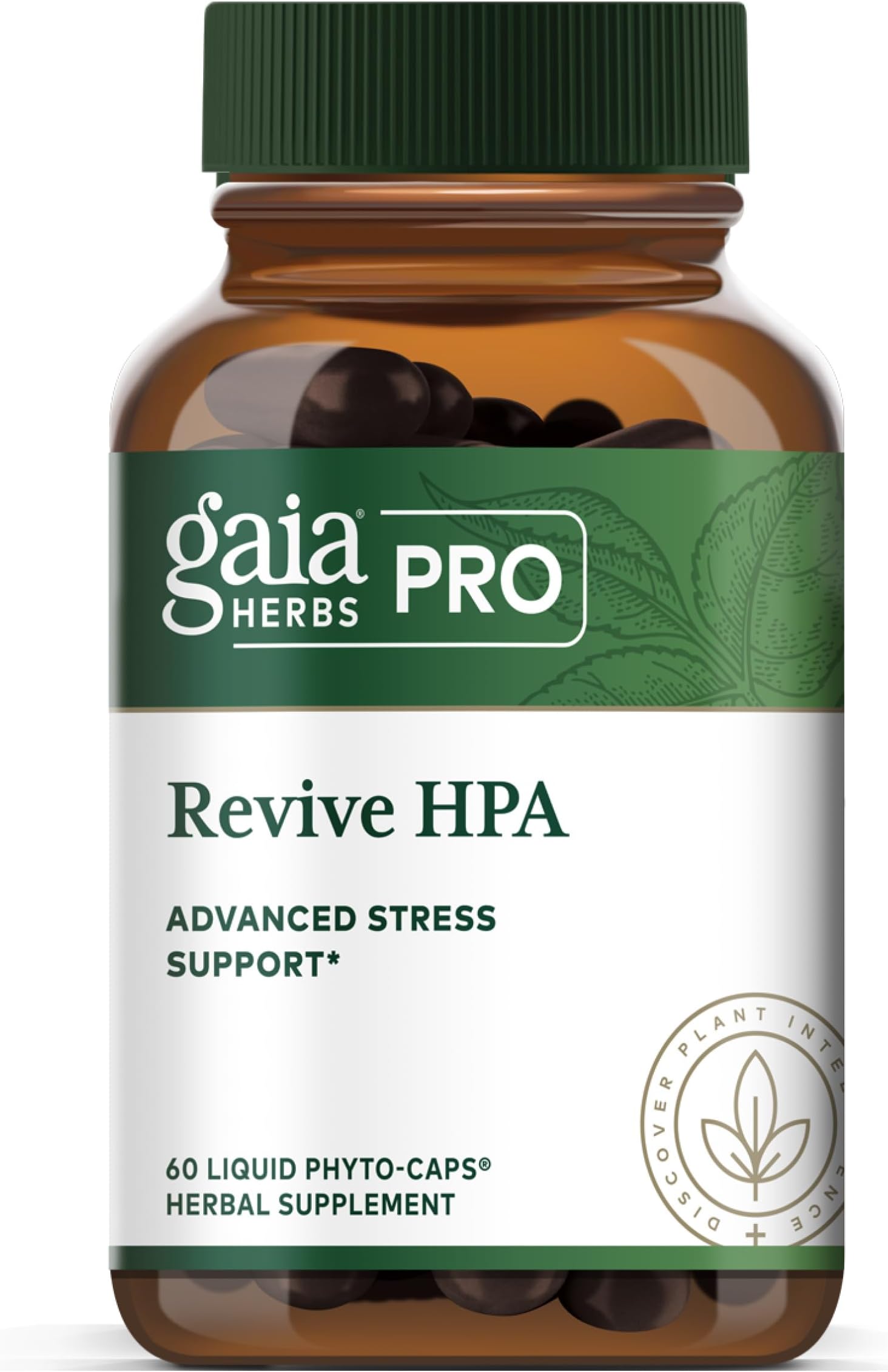 Revive HPA - Adrenal Health Support Supplement* - Energy Supplement* with Cordyceps Asian Ginseng Licorice Root & Prickly Ash - 60 Liquid Phyto-Caps (30 Servings)
