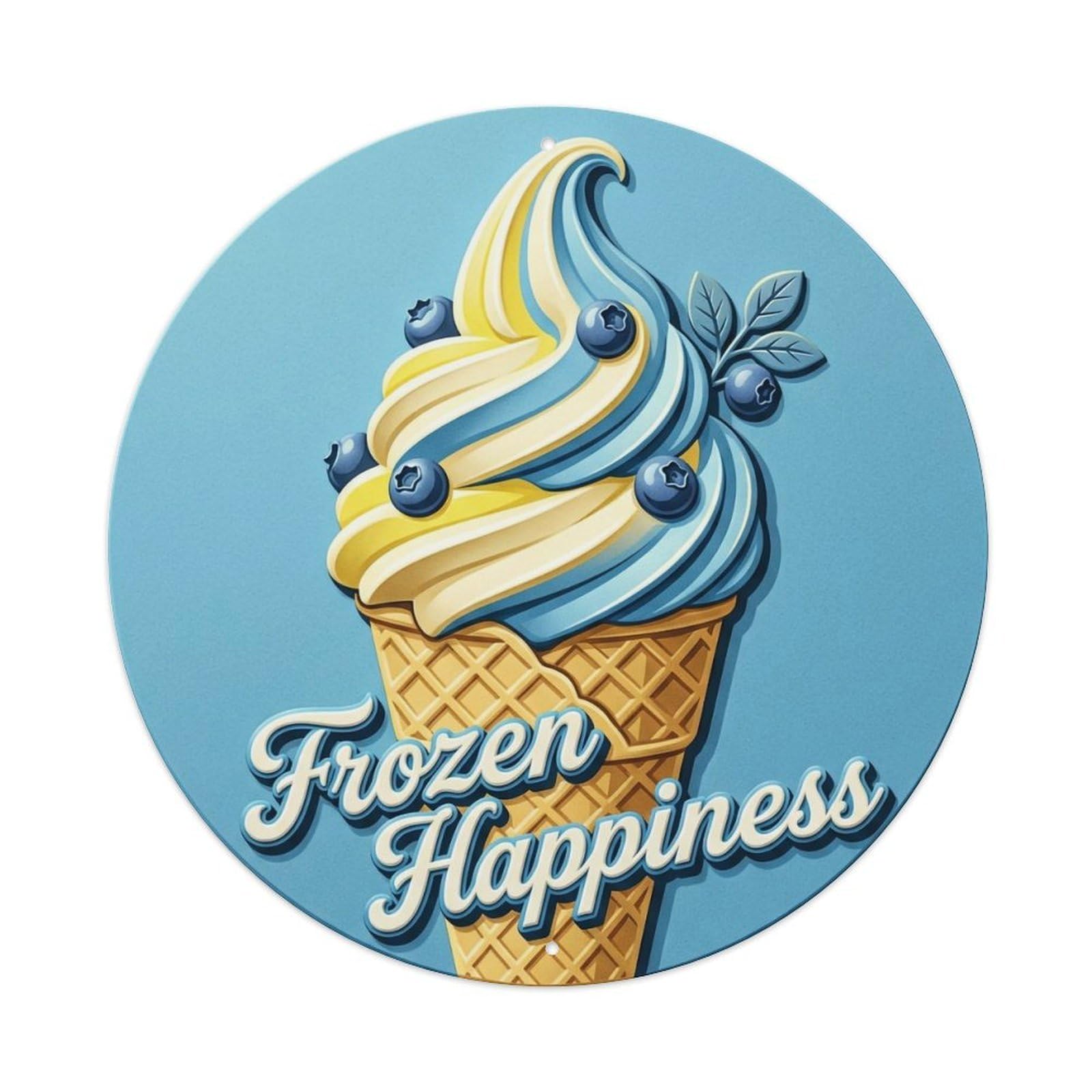 Frozen Happiness Kitchen Wall 1 Metal Tin Sign