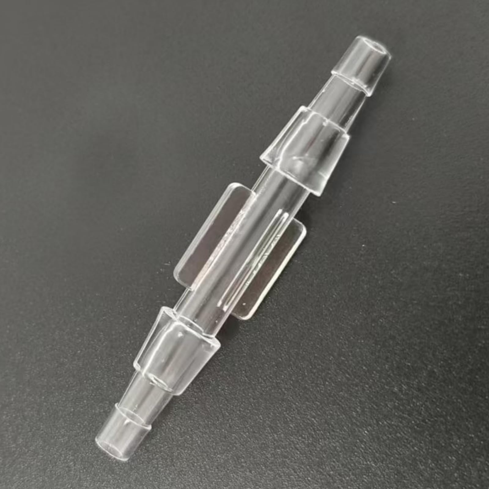 25 sztuk plastikowych złączek do węży wielokrotnego użytku, równych prostych adapterów z kolcami do laboratorium i żywności(4.8mm 3/16inch Wing)