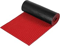 Vista 20 de Nuanchu 2 rollos grandes de tapetes semiacabados para exteriores, de 16 x 79 pulgadas, tapete para puerta estrecha, antideslizante, impermeable, Café
