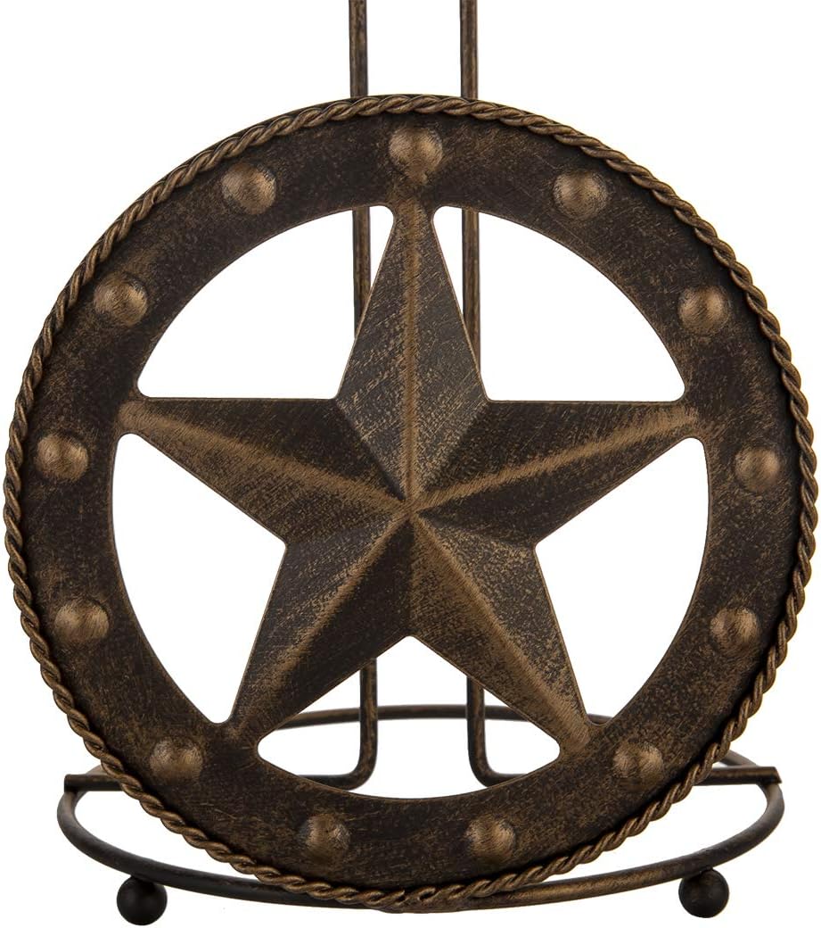 Metal Paper Towel Holder Decorative Bathroom Stand Paper Towel Holder Texas Western Home Decor