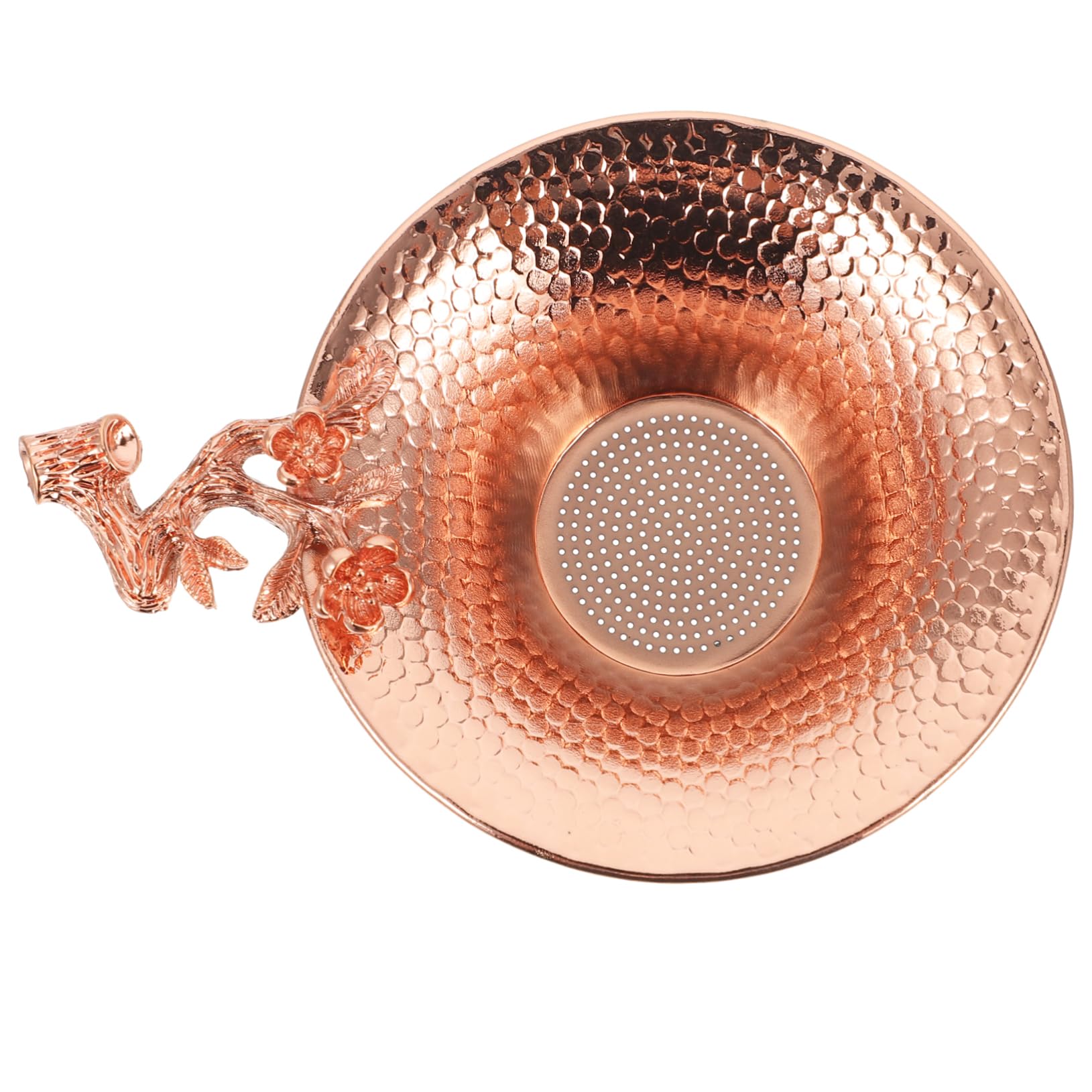 Amosfun 3 Piezas fuga de té infusor te infusionador de te tea set filtros de te colador de te coladores de té coladores de alimentos Infusor de té colador de té elegante cobre Golden