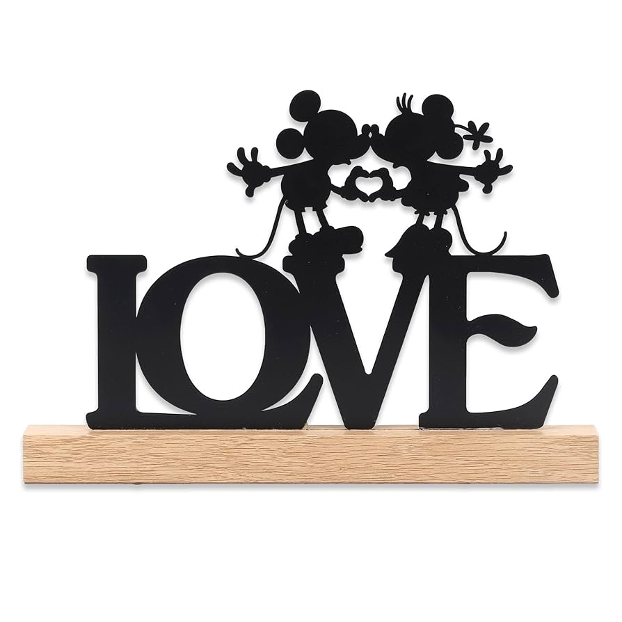 ミッキーマウスシルエットシェルフ Amazon.co.jp: ディズニー ミッキーマウスとミニーのキス