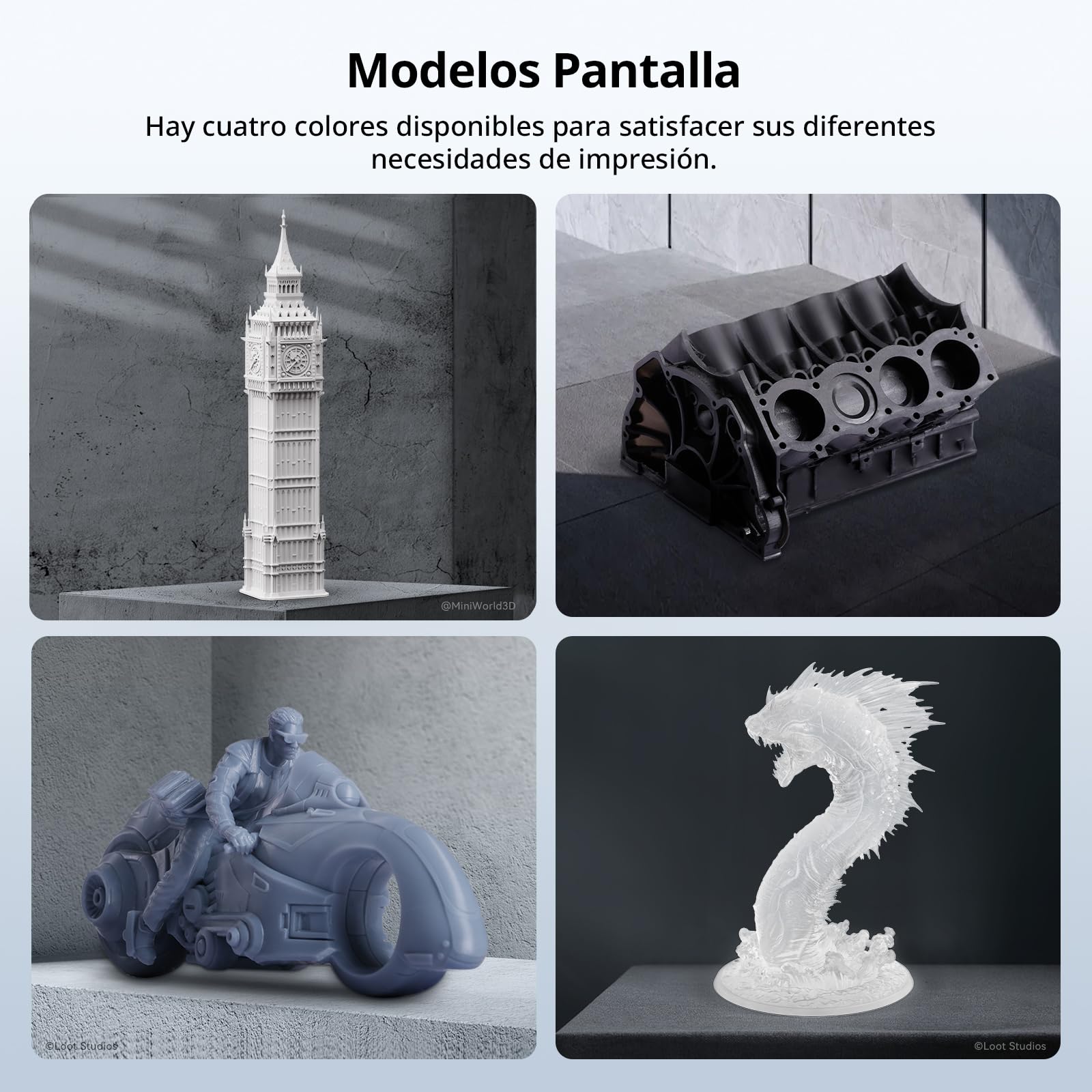 ANYCUBIC High Speed 2.0 Resina para Impresora 3D, Resina 3D Altamente Activa, Baja Viscosidad y Muy Líquida, 170 mm/h de Impresión a Ultra Alta Velocidad con Anycubic Photon Mono M7 Pro, Gris 1000g
