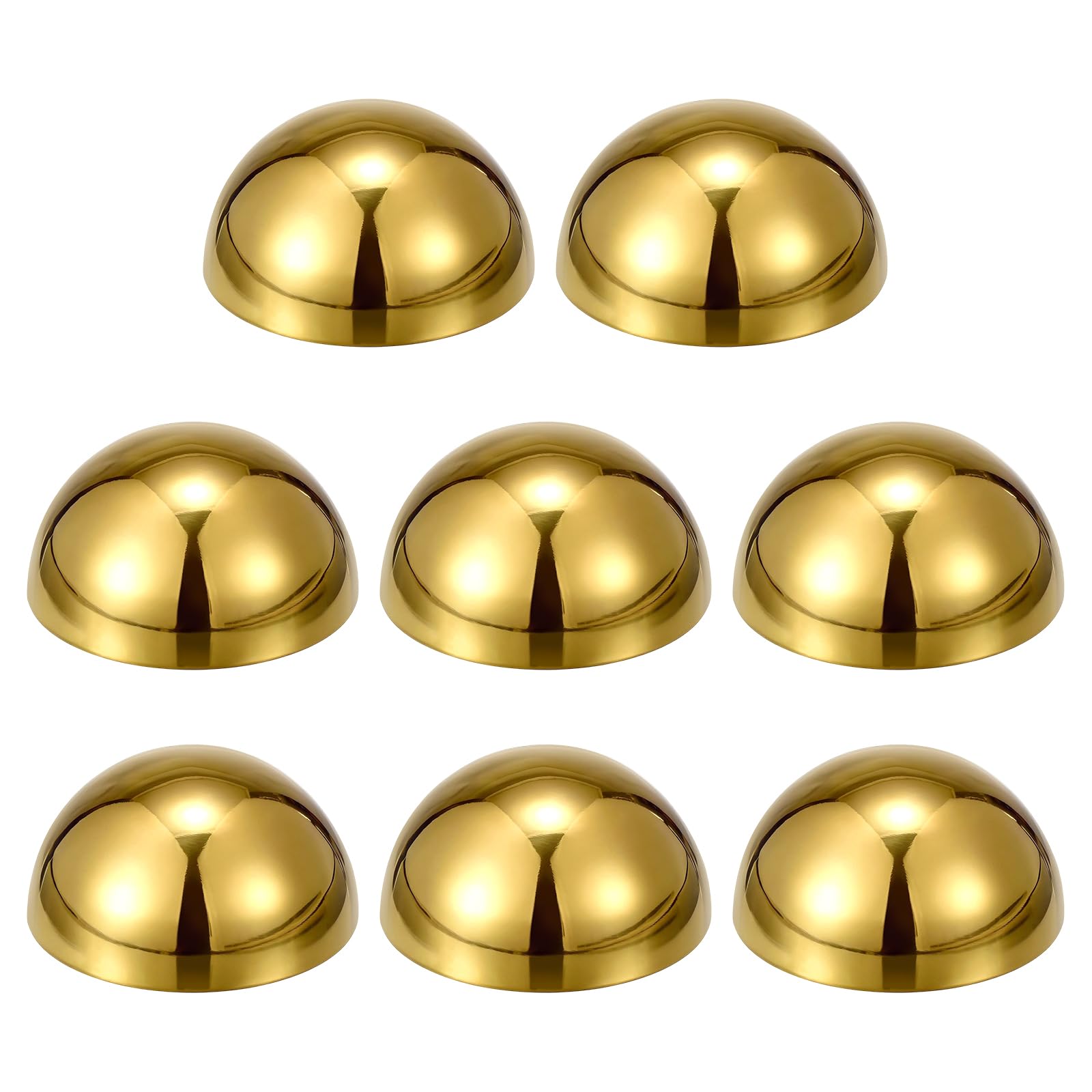 Sphère d'observation en acier inoxydable 6,3 cm miroir creux poli pour décoration de portail x8