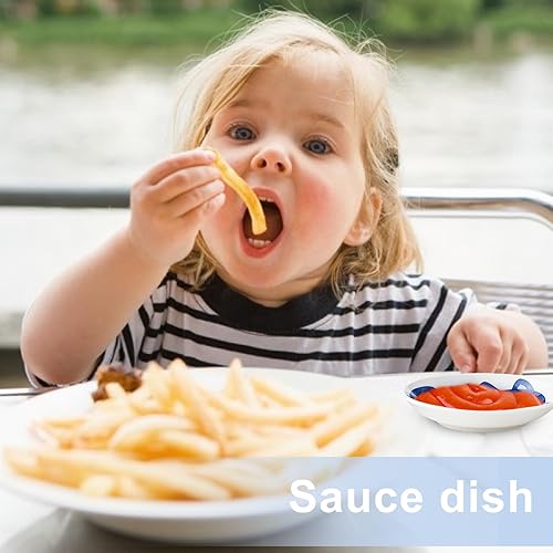 Miniatura 7 de 4 platos de salsa de soja para gatos de 4 pulgadas, cuencos de cerámica para gatos, platos japoneses, cuencos de inmersión, plato de aperitivos,